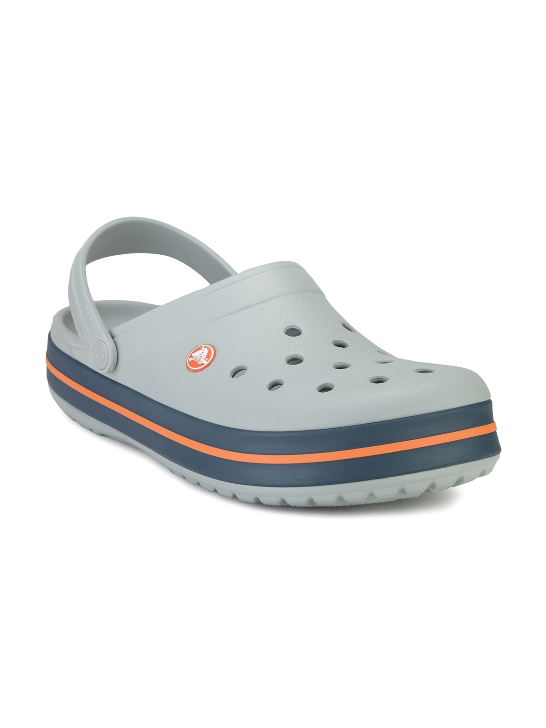 Buy Crocs Crocband Unisex Grey Clogs - Flip Flops for Unisex 1792058 ...