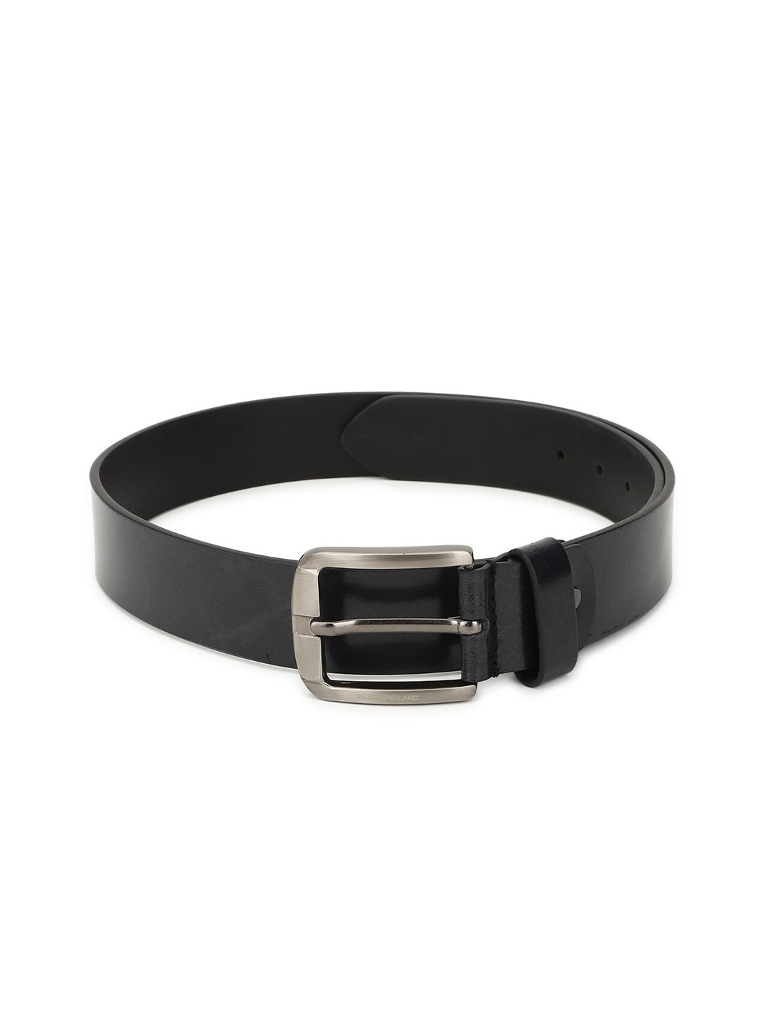 Buy Peter England Men Navy Blue Solid Leather Belt Belts for Men