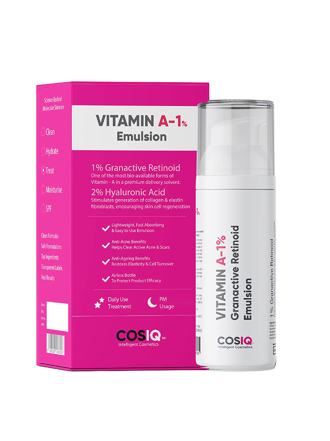 Buy CosIQ Vitamin A 1 Granactive Retinoid Emulsion Face Serum 30 Ml
