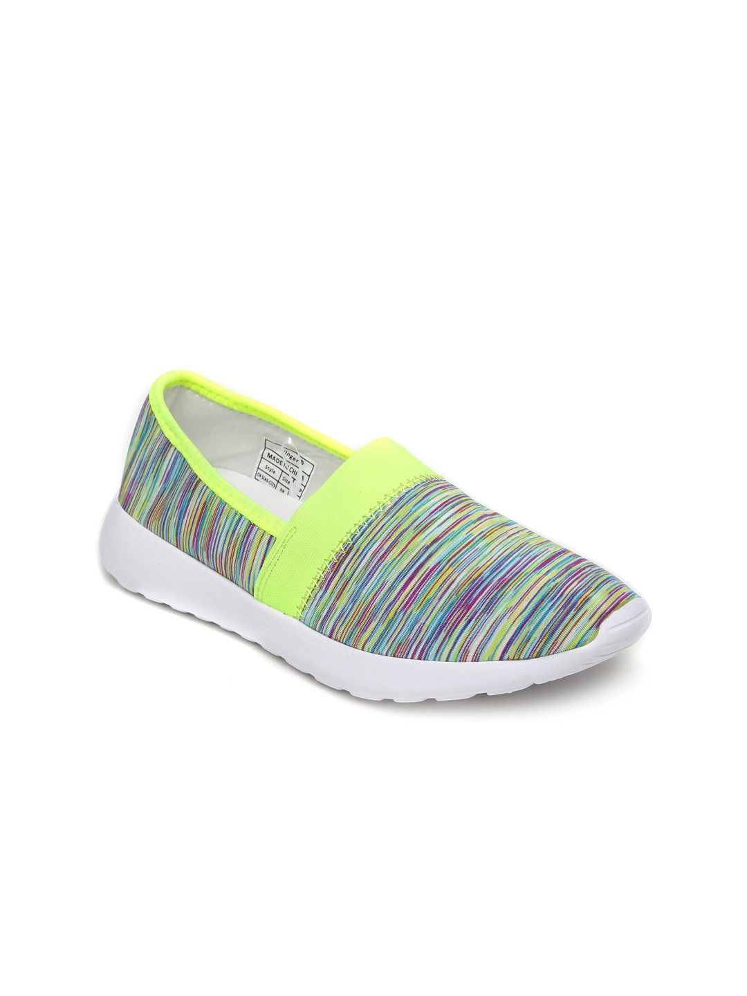 Buy Ginger By Lifestyle Women Lime Green Printed Slip On