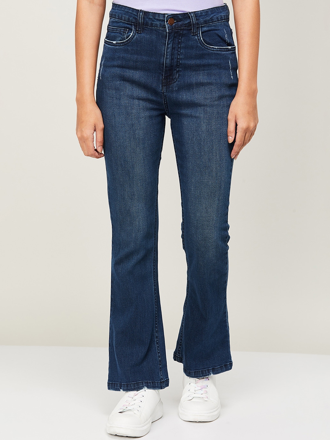 Buy Ginger By Lifestyle Women Blue High Rise Jeans - Jeans for Women ...