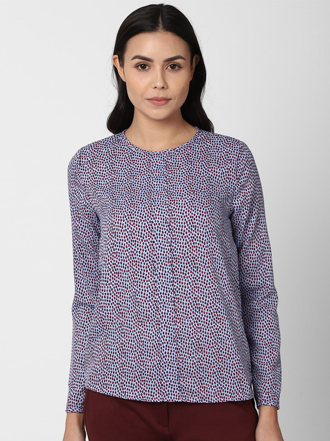 Buy Van Heusen Woman Geometric Print Formal Top Tops for Women