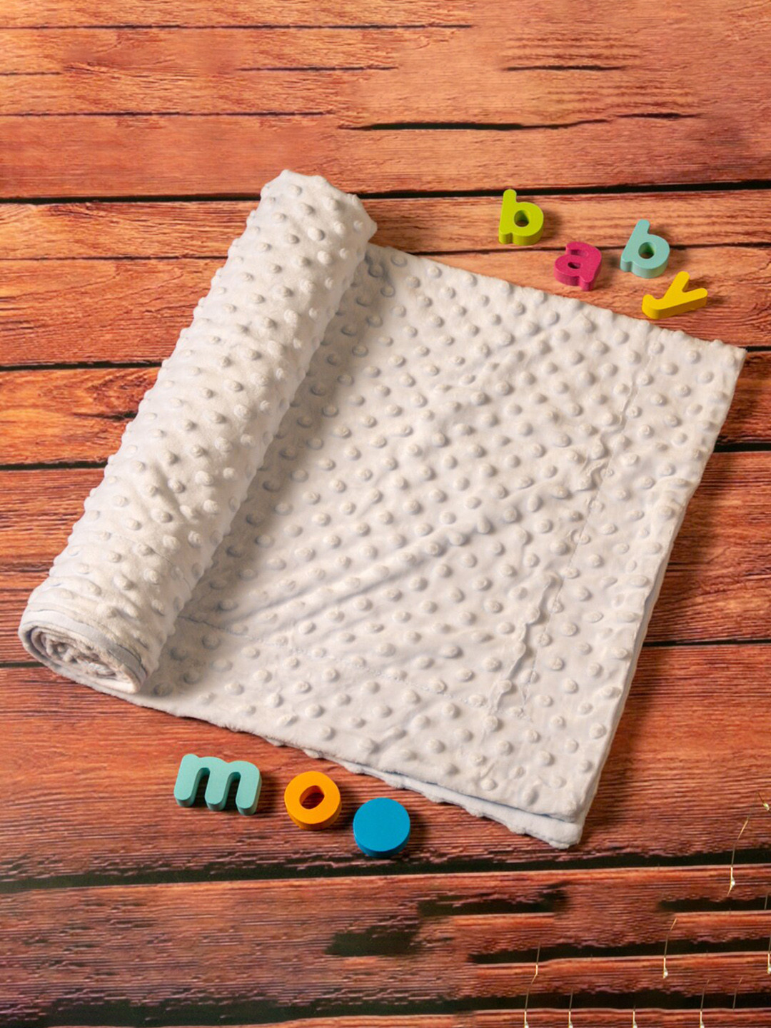 Buy Baby Moo Kids Grey Geometric Heavy Winter 210 GSM Single Bed