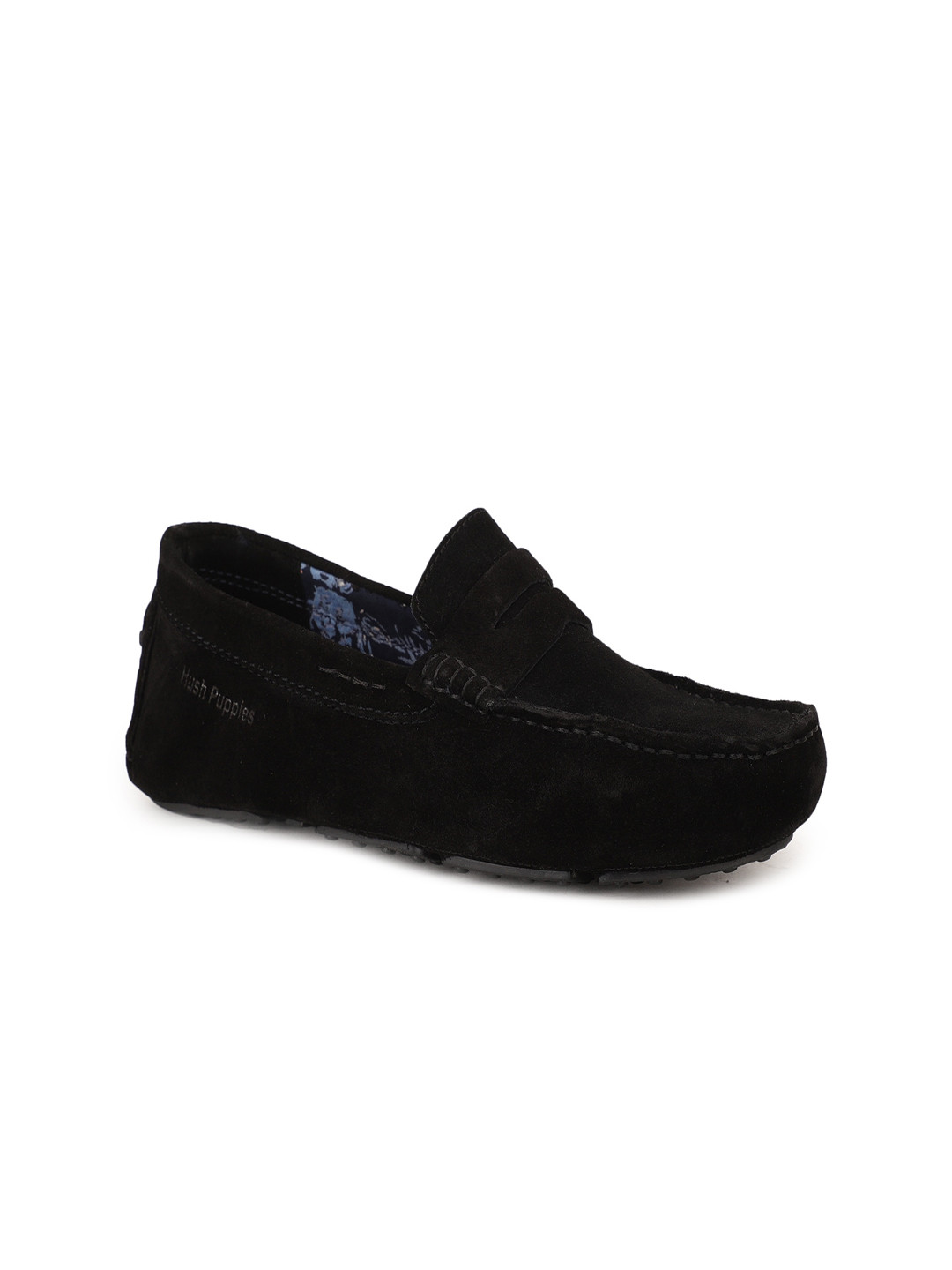 Buy Hush Puppies Men Black Suede Driving Shoes Casual Shoes for Men