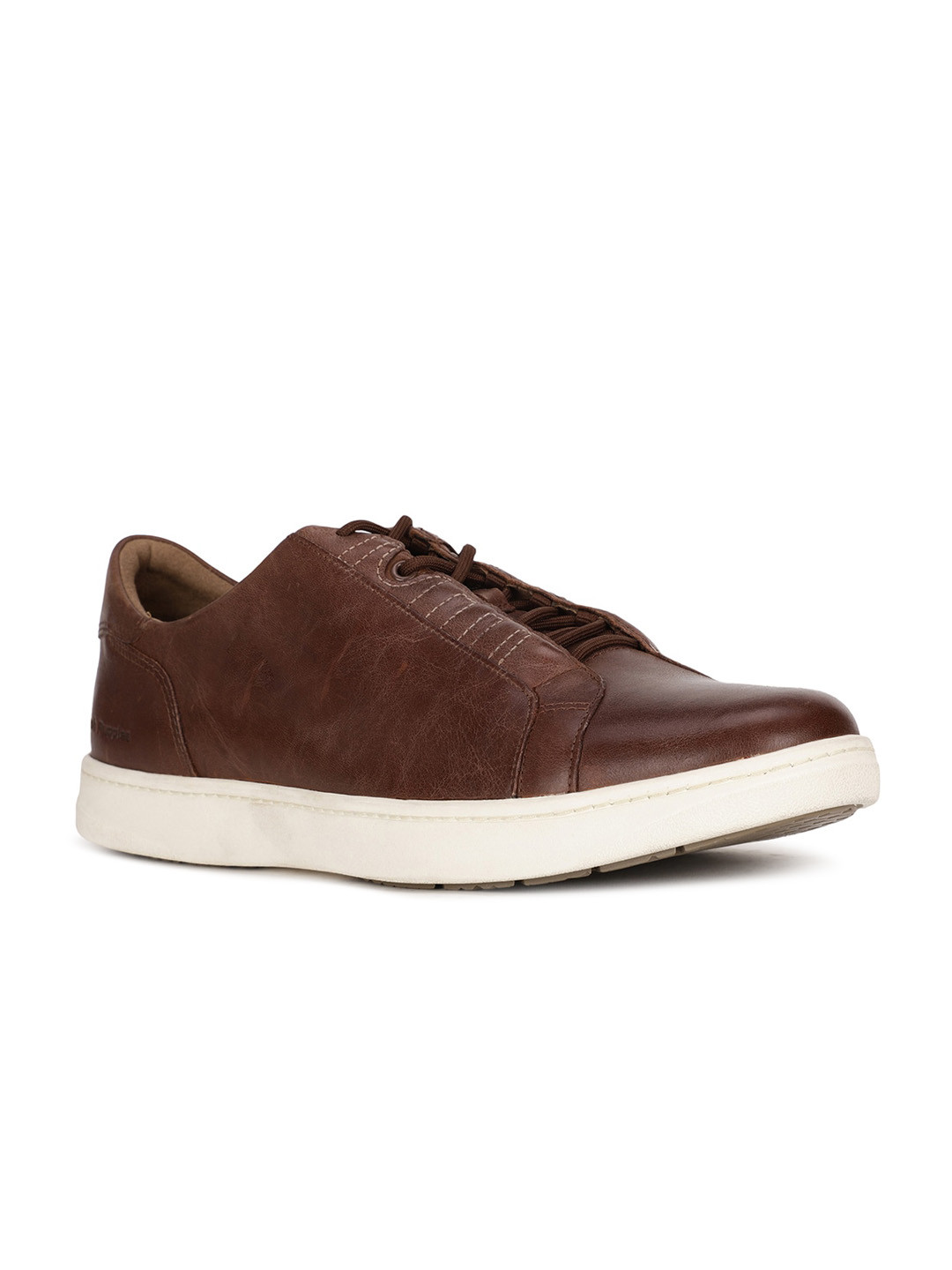 Buy Hush Puppies Men Brown Leather Slip On Sneakers Casual Shoes for