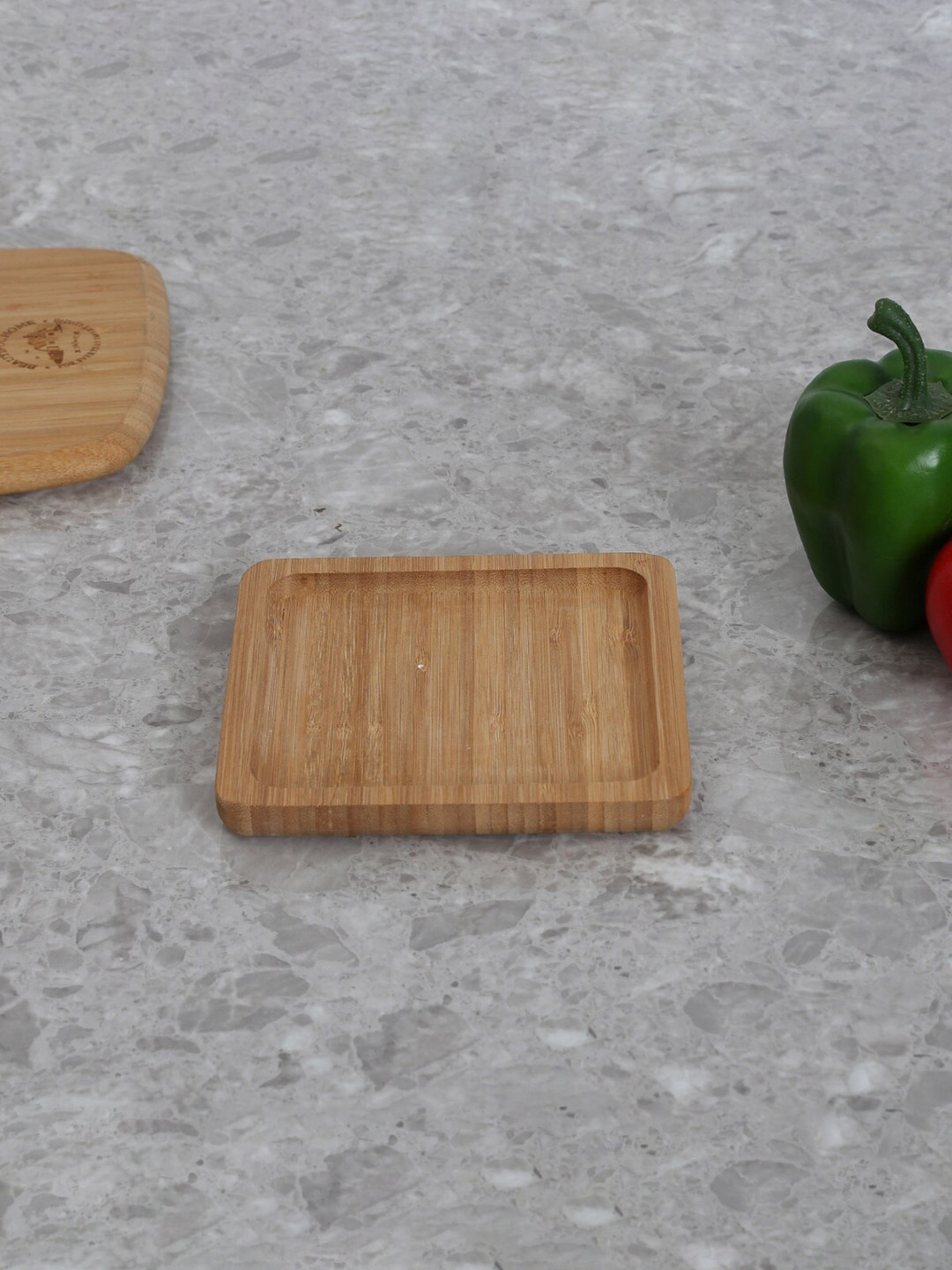 Buy Home Centre Brown Bamboo Appetizer Plate Serveware for Unisex