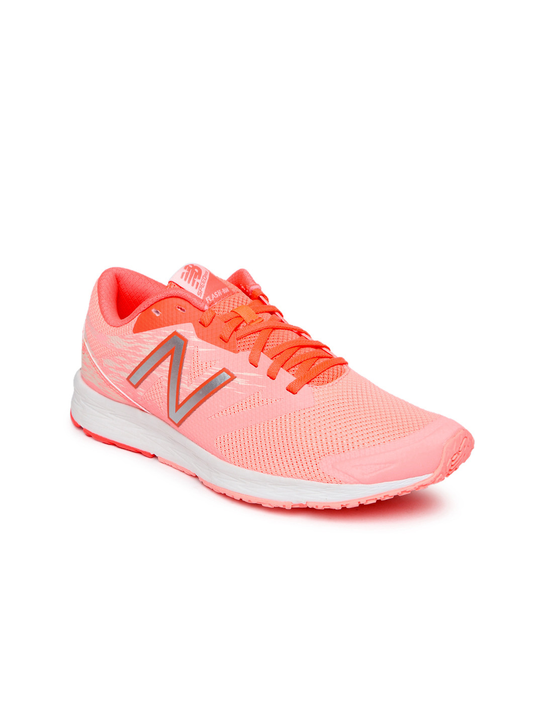 Buy New Balance Women Neon Orange Flash Running Shoes Sports Shoes