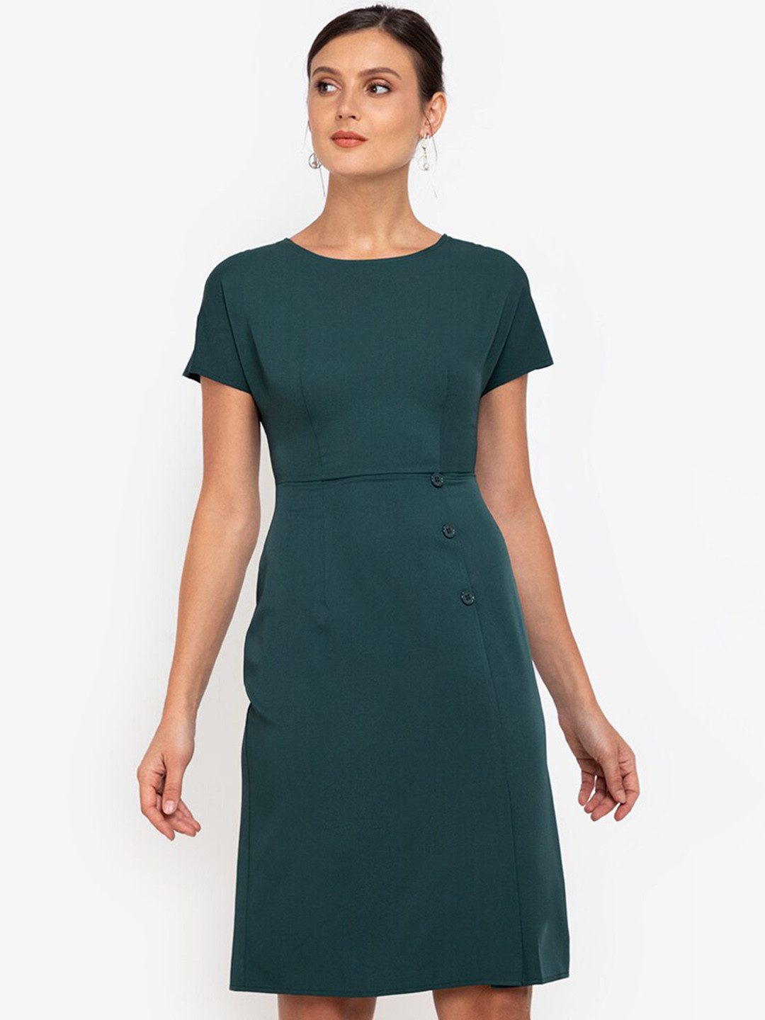 Buy ZALORA WORK Women Green Sheath Dress Dresses for Women 17947848 Myntra