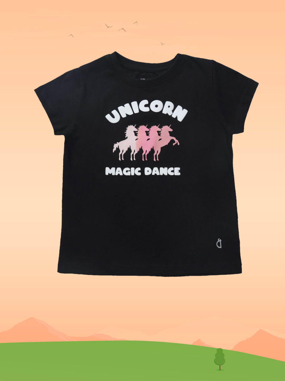 Buy Gini And Jony Girls Black & White Printed Top Tops for Girls