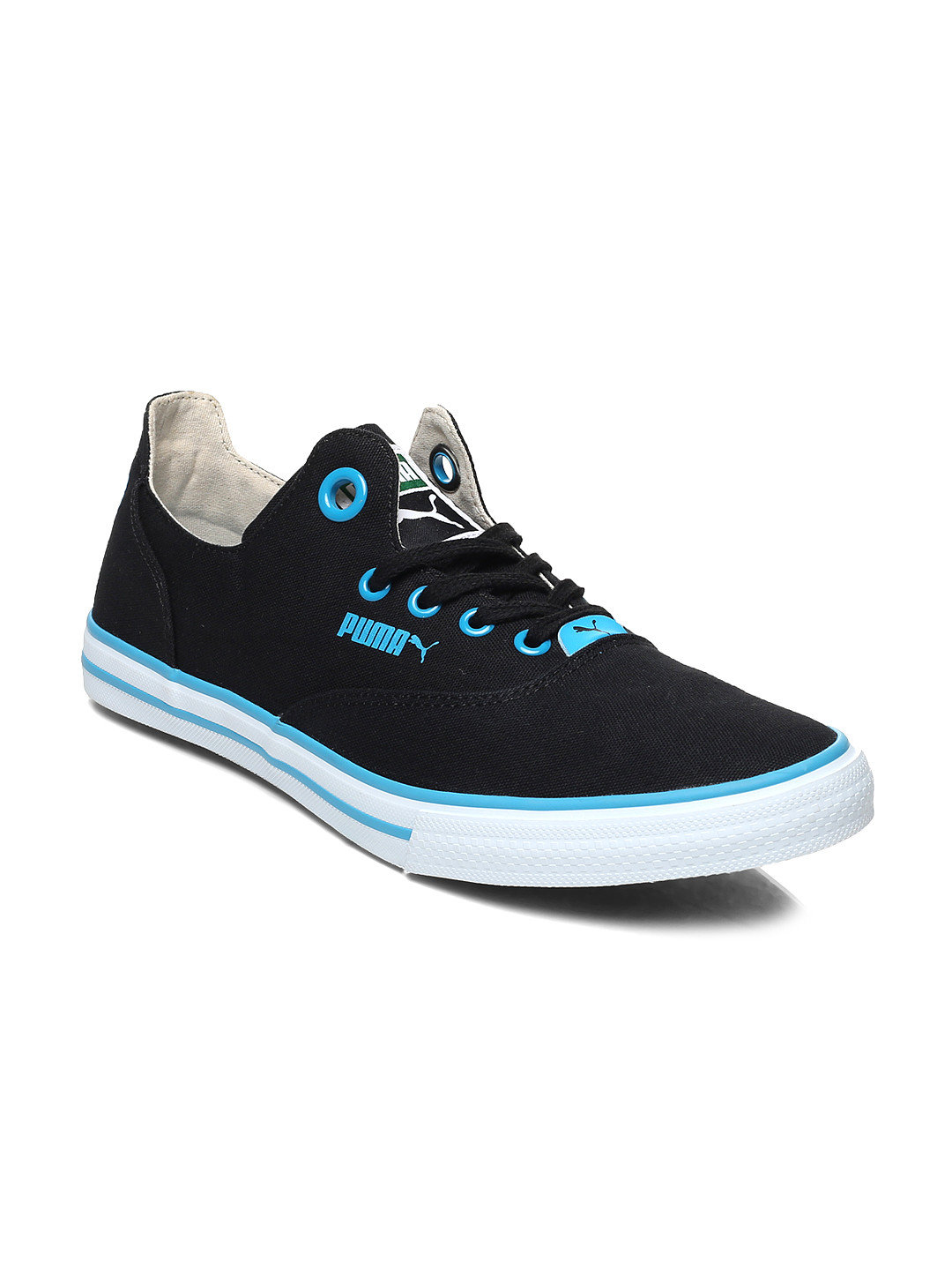 Buy PUMA Unisex Black Limnos CAT 3 Sneakers - Casual Shoes ...