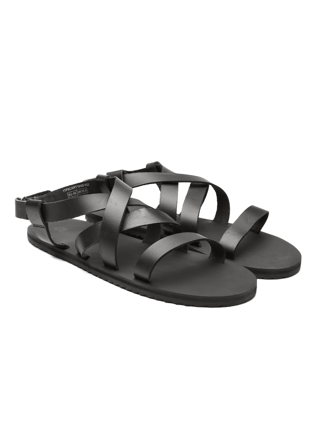 united colors of benetton men's leather sandals and floaters
