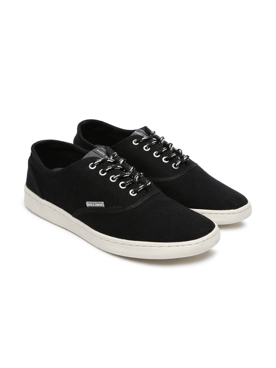 Buy Jack & Jones Men Black Sneakers Casual Shoes for Men 1796318 Myntra