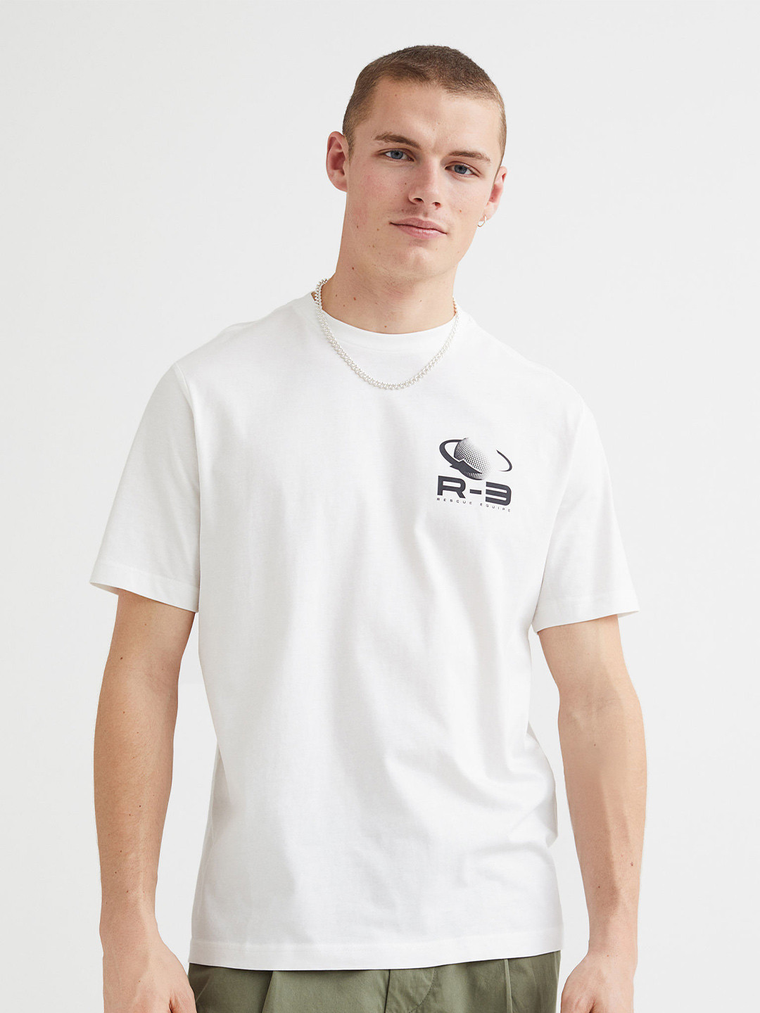 Buy H&M Men White Printed T Shirt Tshirts for Men 17964746 Myntra