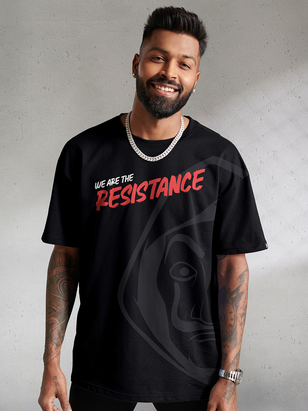 Buy The Souled Store Money Heist: We Are The Resistance Oversized T ...