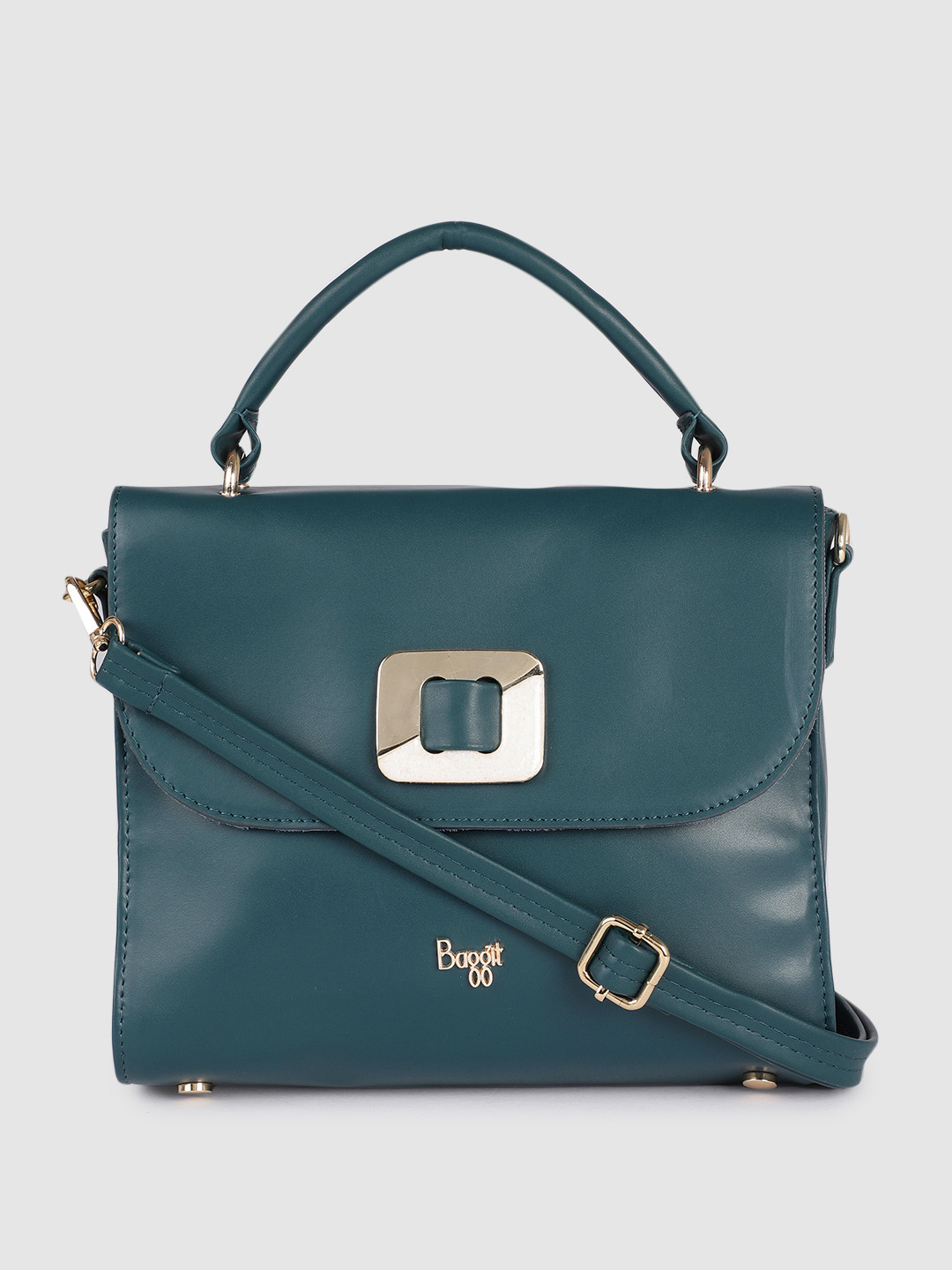 Buy Baggit Teal Structured Satchel Handbags for Women 17969104 Myntra