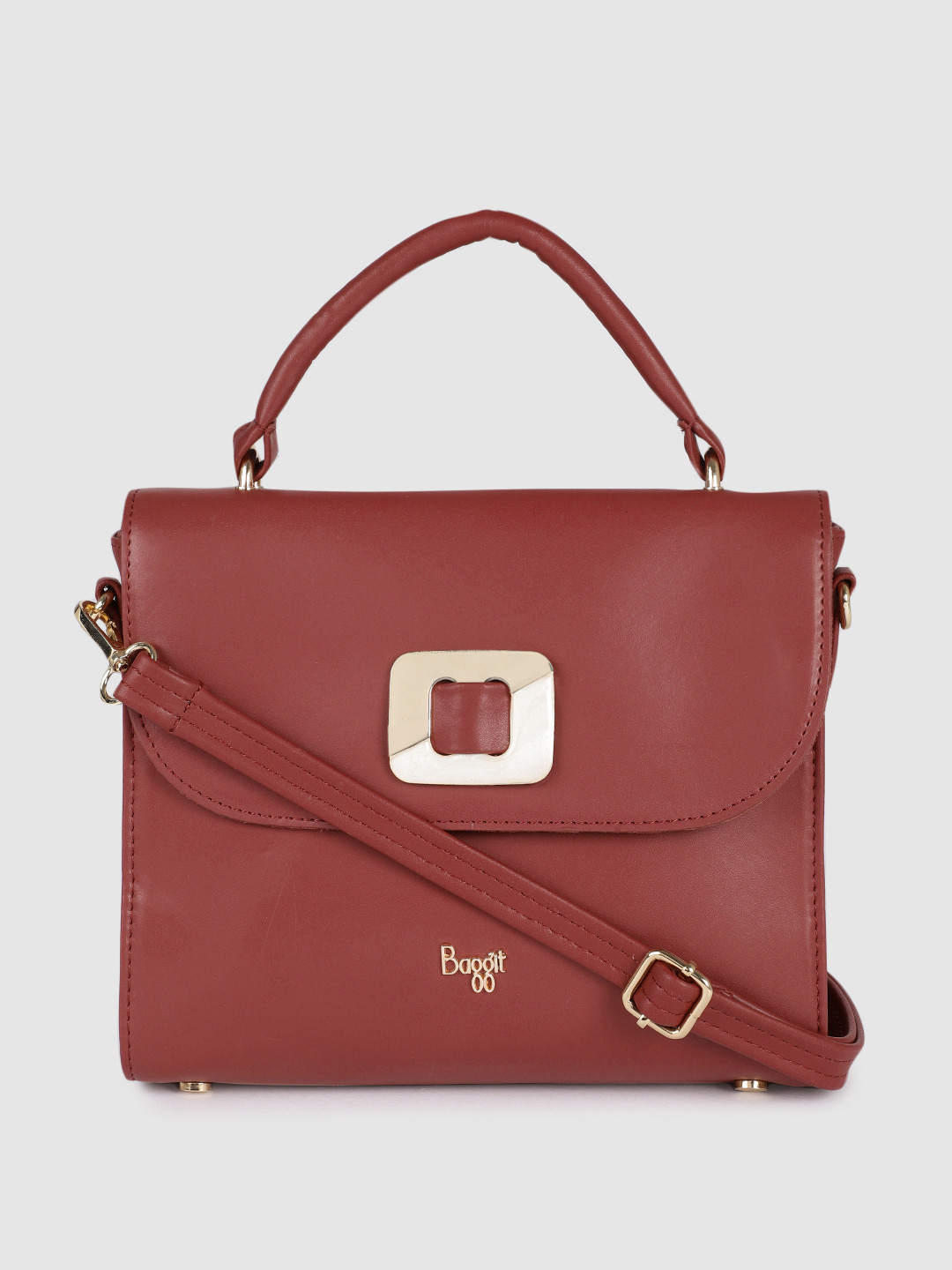 Buy Baggit Red Structured Satchel Handbags for Women 17969112 Myntra