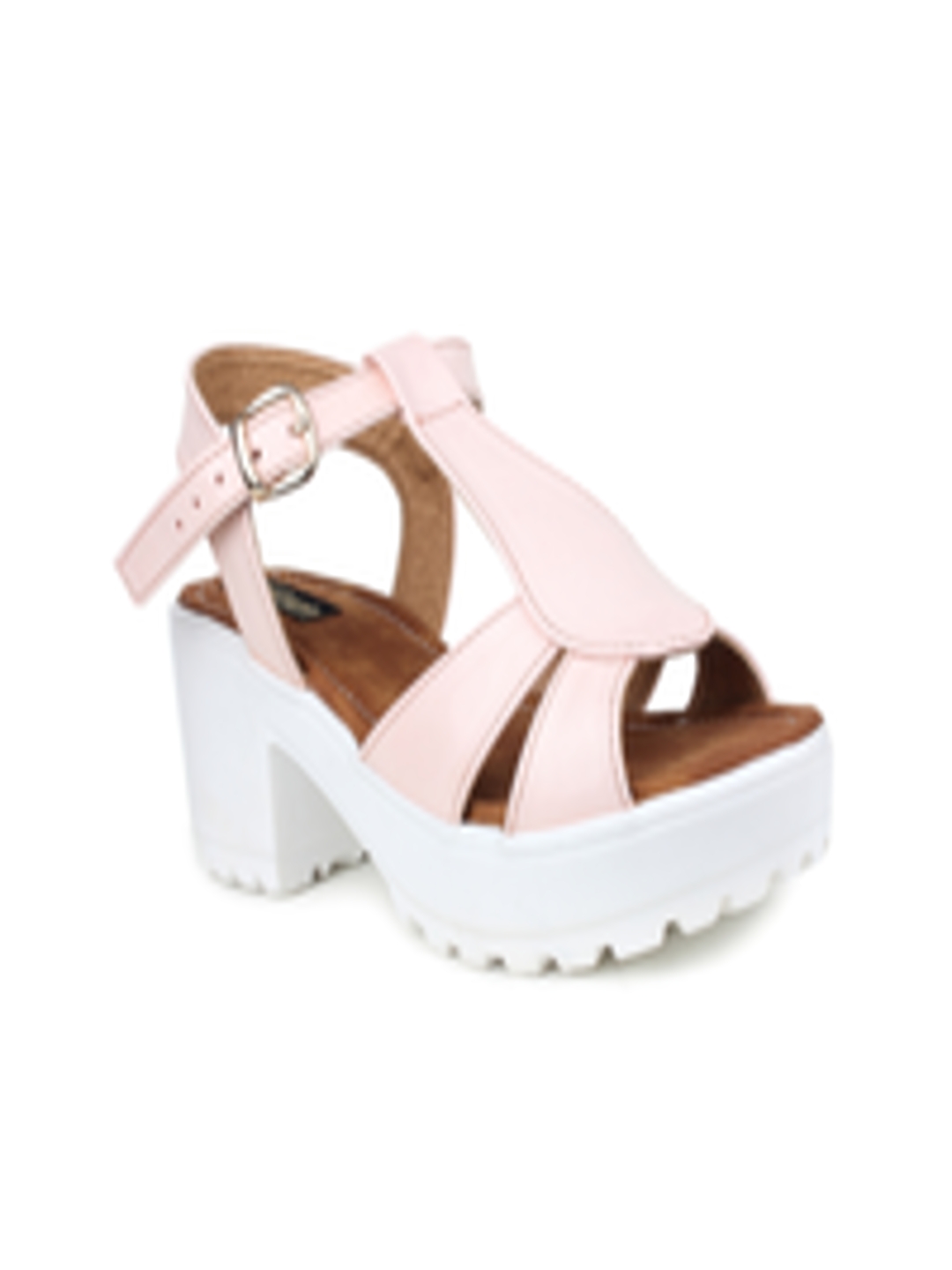 Buy Shoetopia Women Pink Platforms - Heels for Women 1796921 | Myntra