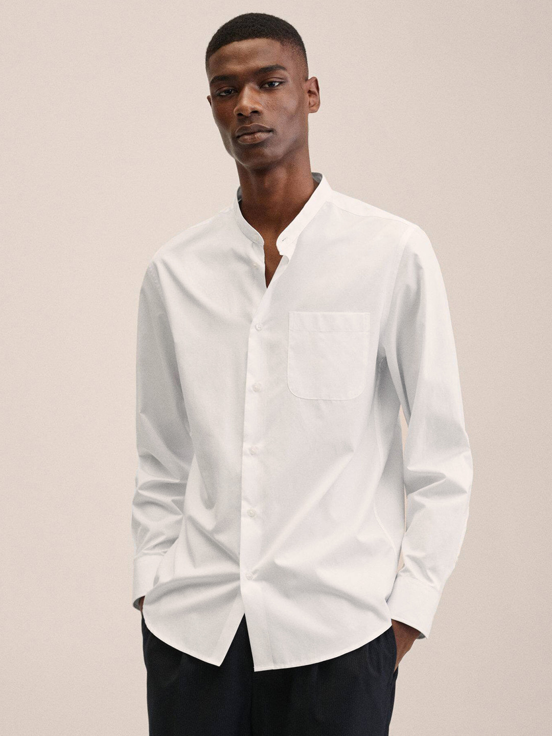 Buy MANGO MAN Men White Solid Casual Shirt Shirts for Men 17969632 Myntra
