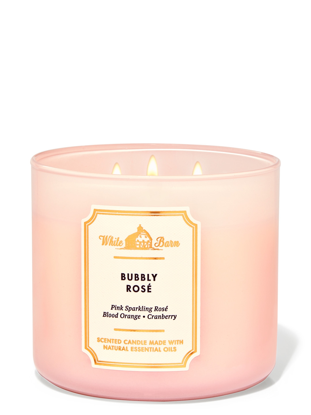 Buy Bath And Body Works White Barn Bubbly Rose 3 Wick Scented Candle 411 G Candles For Unisex