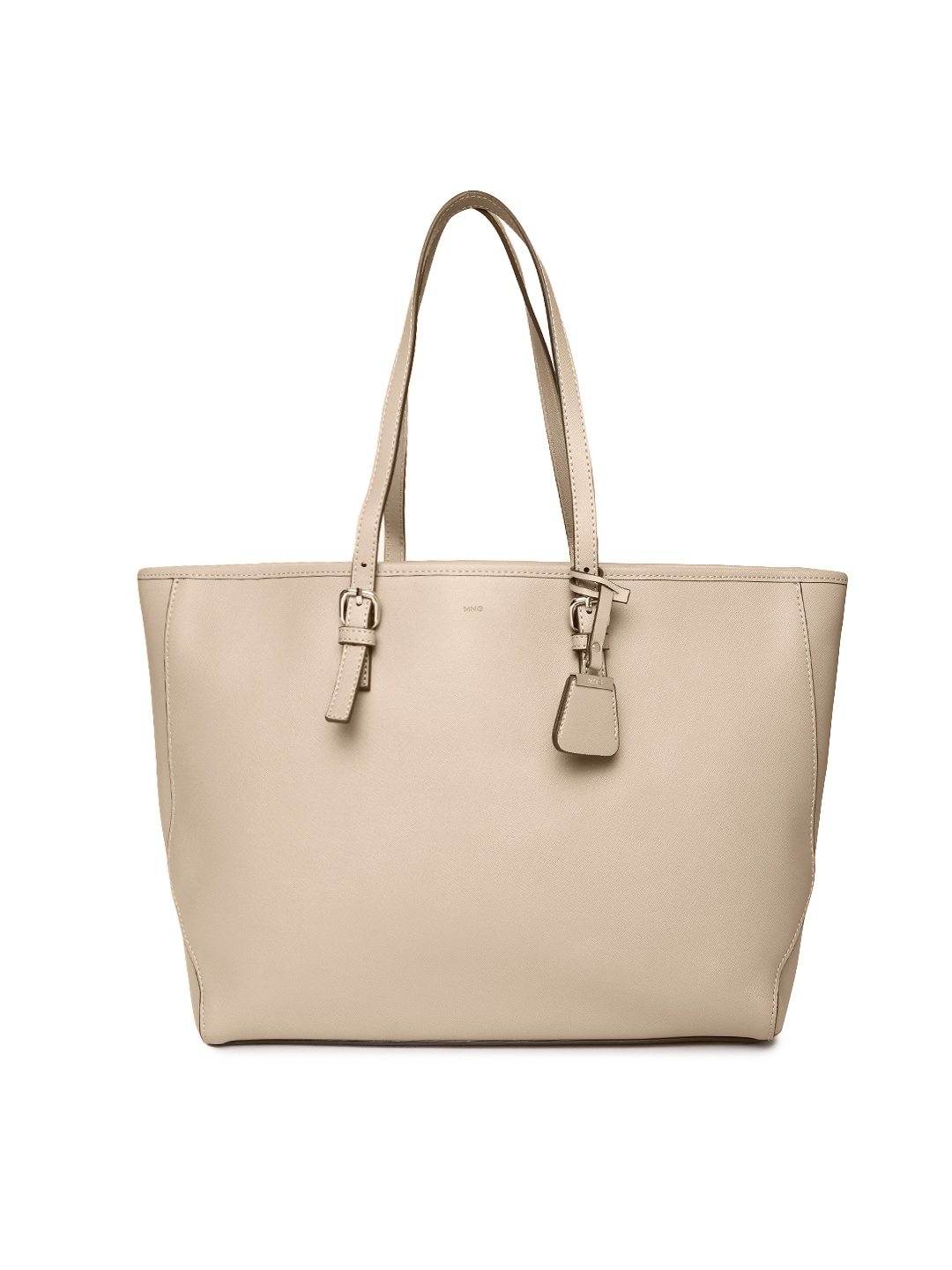 Buy MANGO Beige Oversized Shoulder Bag - Handbags for Women 1798668 ...