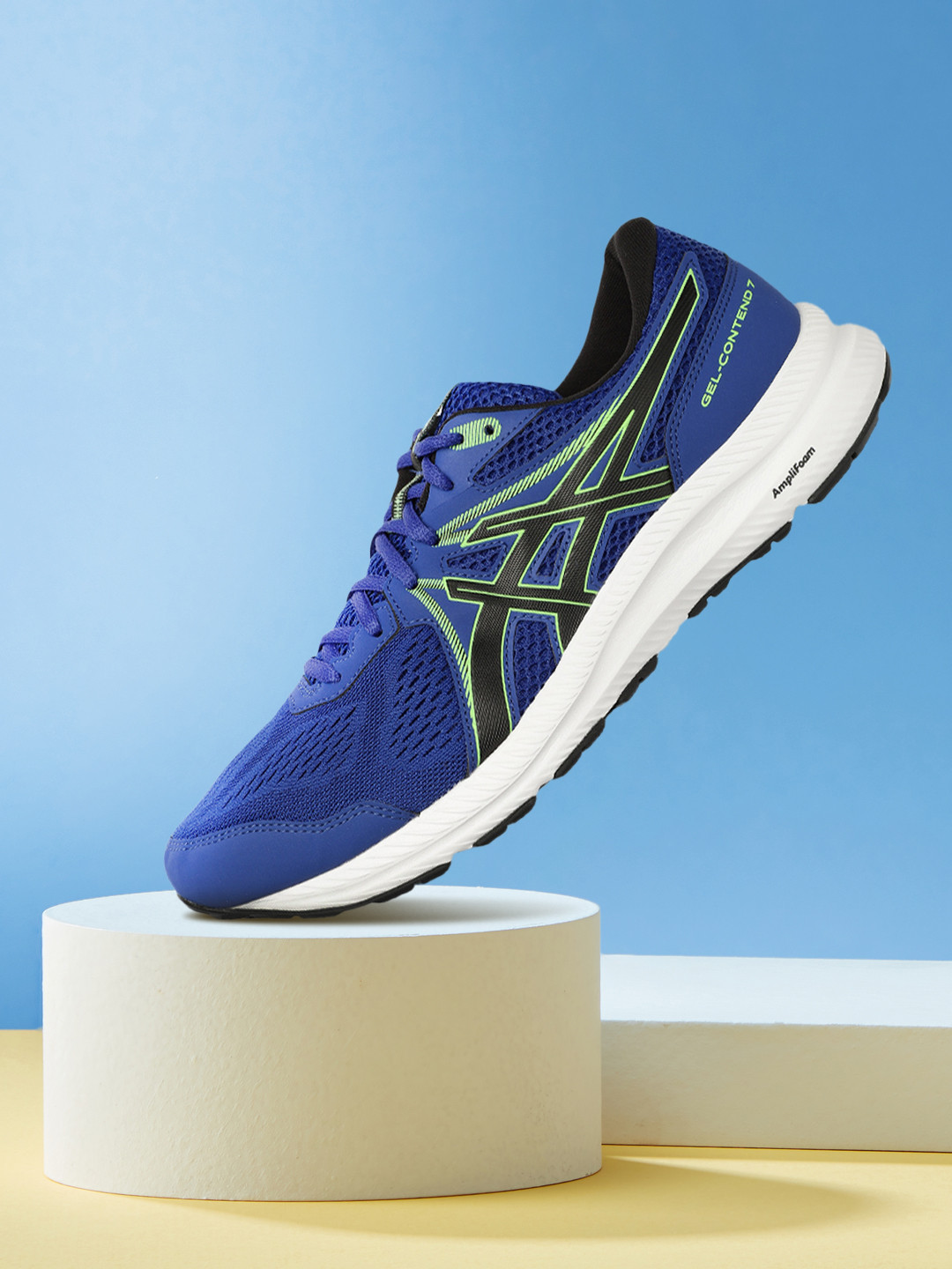 Buy ASICS Men Blue GEL CONTEND 7 Running Shoes Sports Shoes for Men 17987378 Myntra