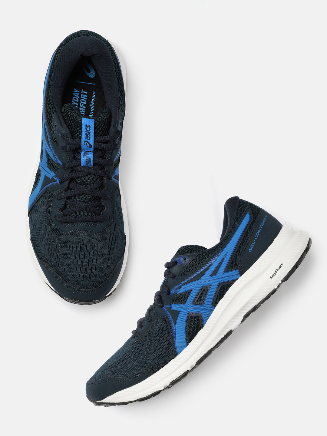 Buy ASICS Men Navy Blue GEL CONTEND 7 Running Shoes Sports Shoes for Men 17987404 Myntra