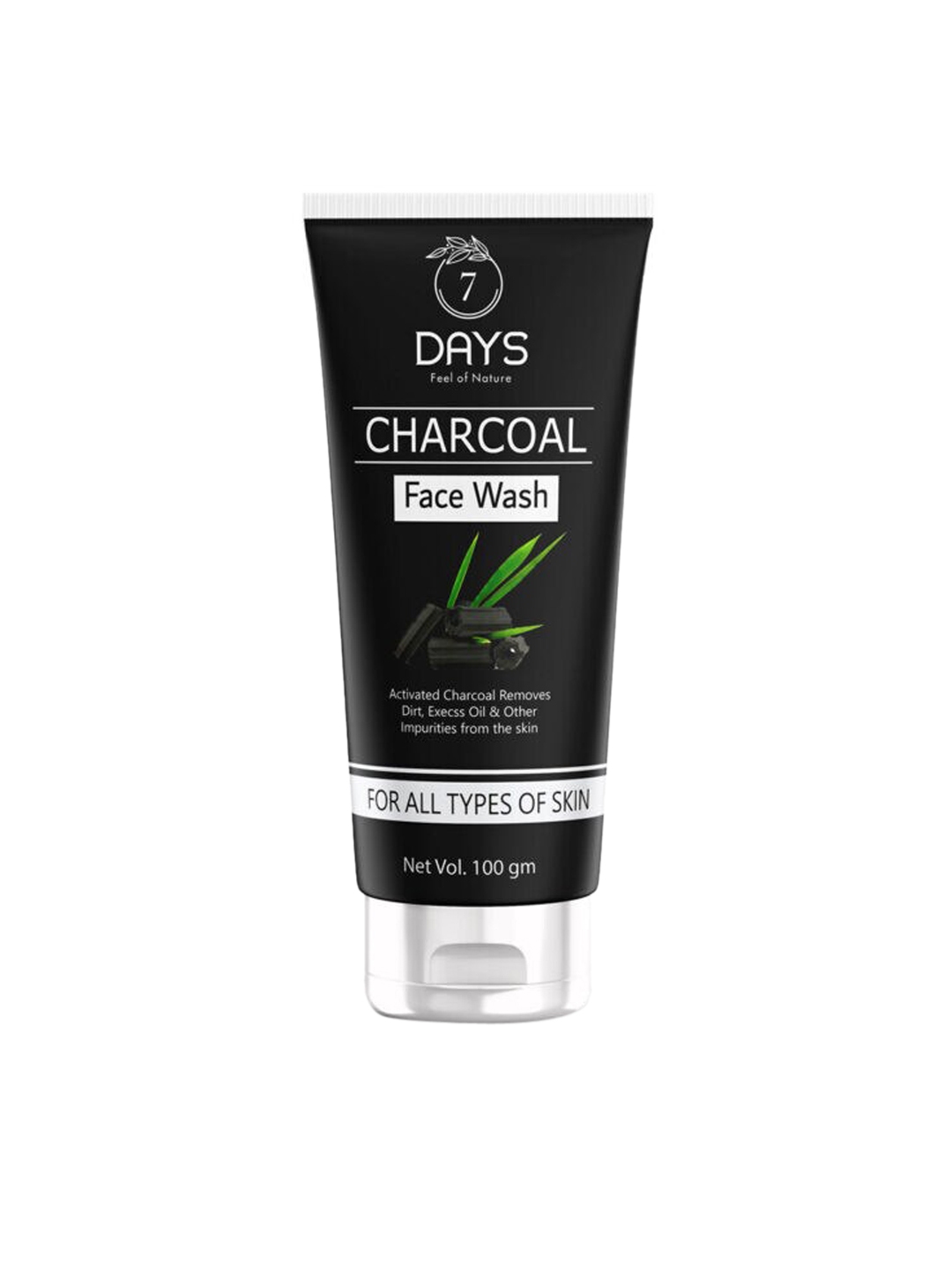 Buy 7 DAYS Black Charcoal Face Wash 100gm Face Wash And Cleanser for