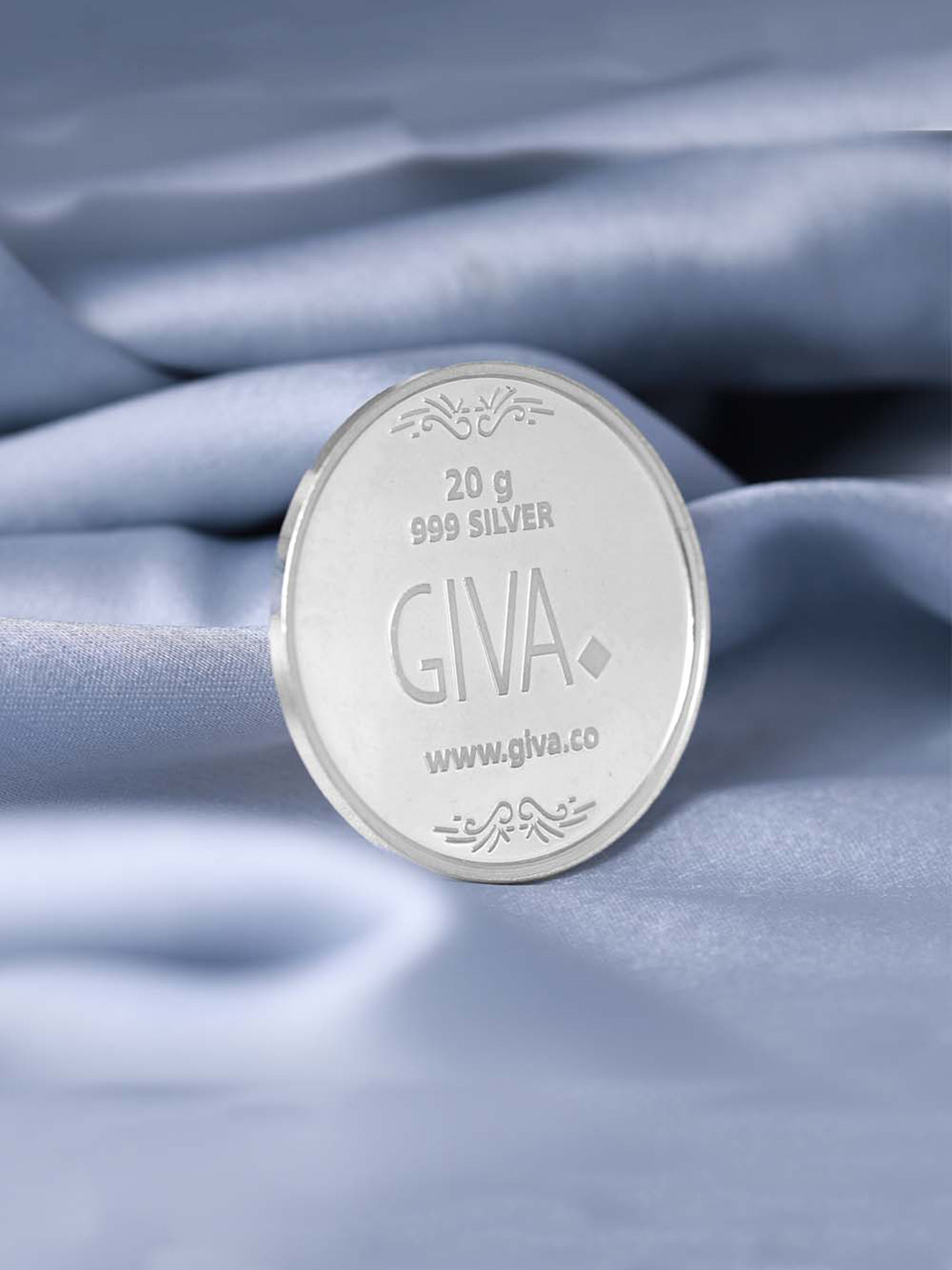 Buy GIVA 999 20g Silver Coin Silver Coins for Unisex 17992182 Myntra
