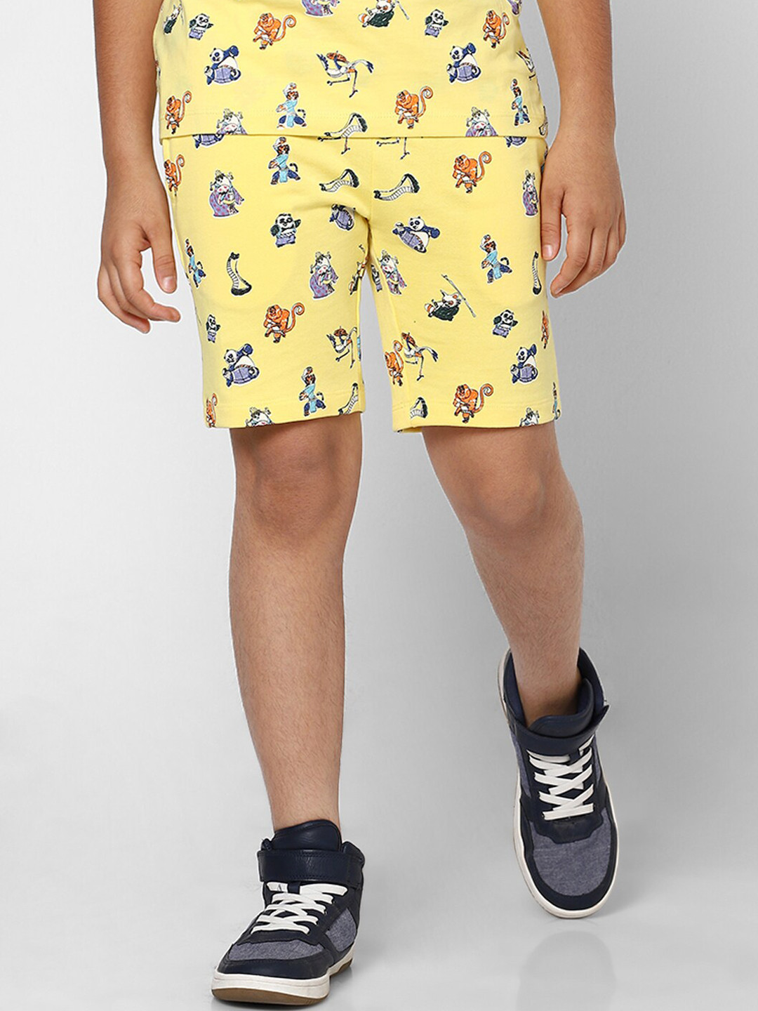 Set of 6 Yellow Daze Printed Shorts (S,M,L)