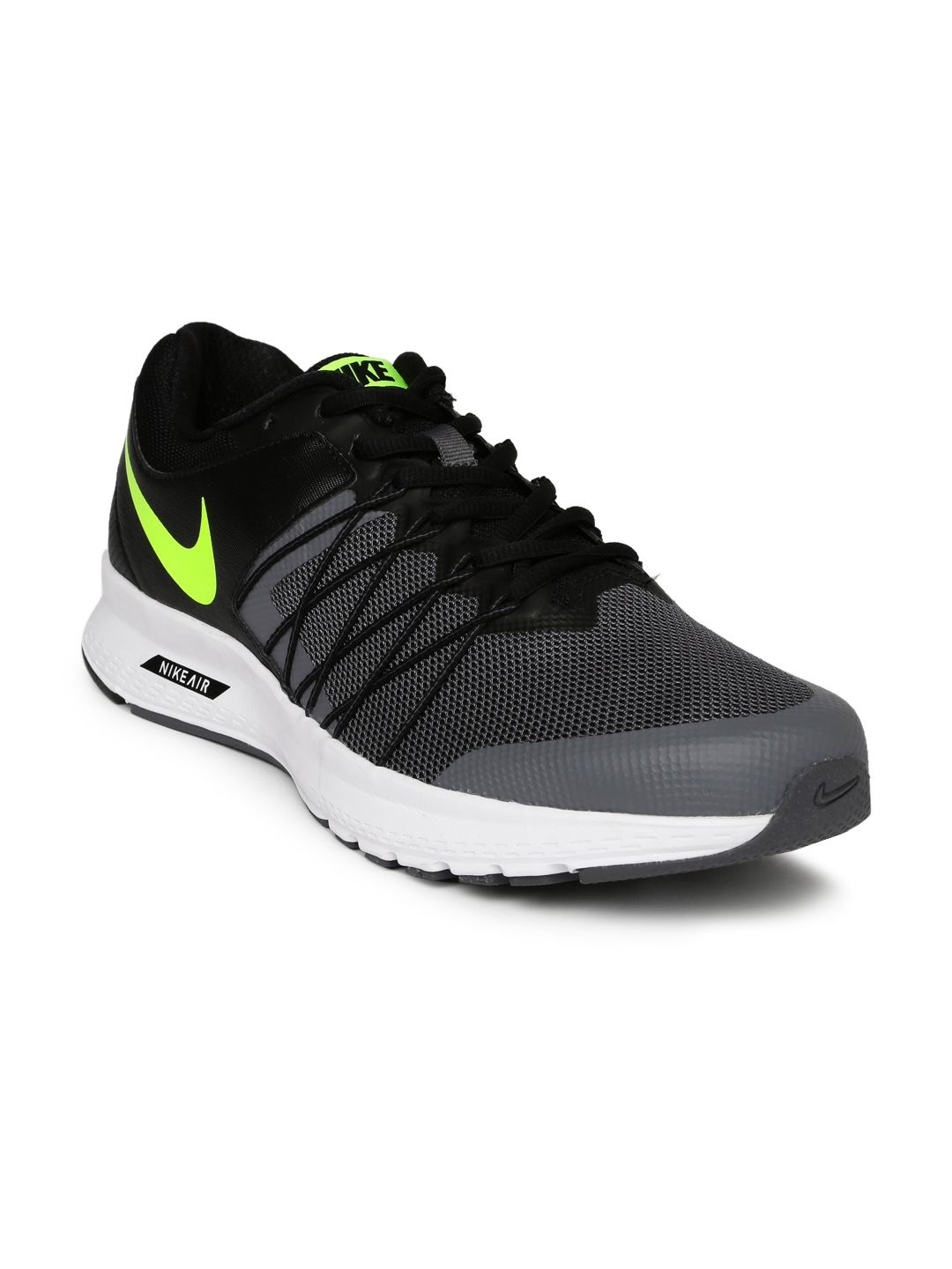 gray running shoes nike
