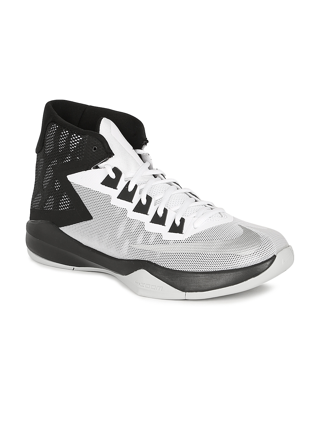 solid white basketball shoes