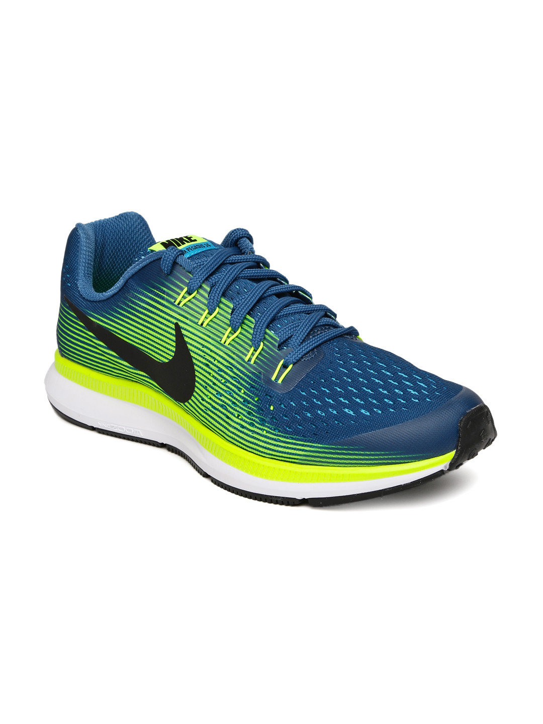 Buy Nike Boys Blue ZOOM PEGASUS 34 (GS) Running Shoes - Sports Shoes ...