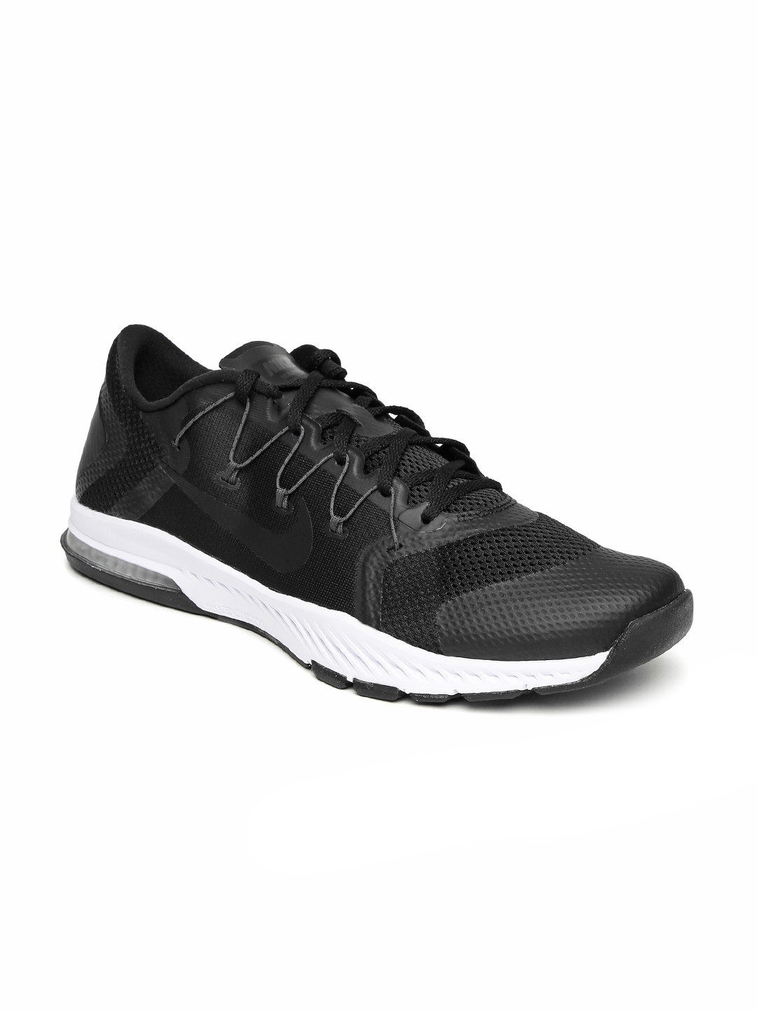 mens black nike training shoes