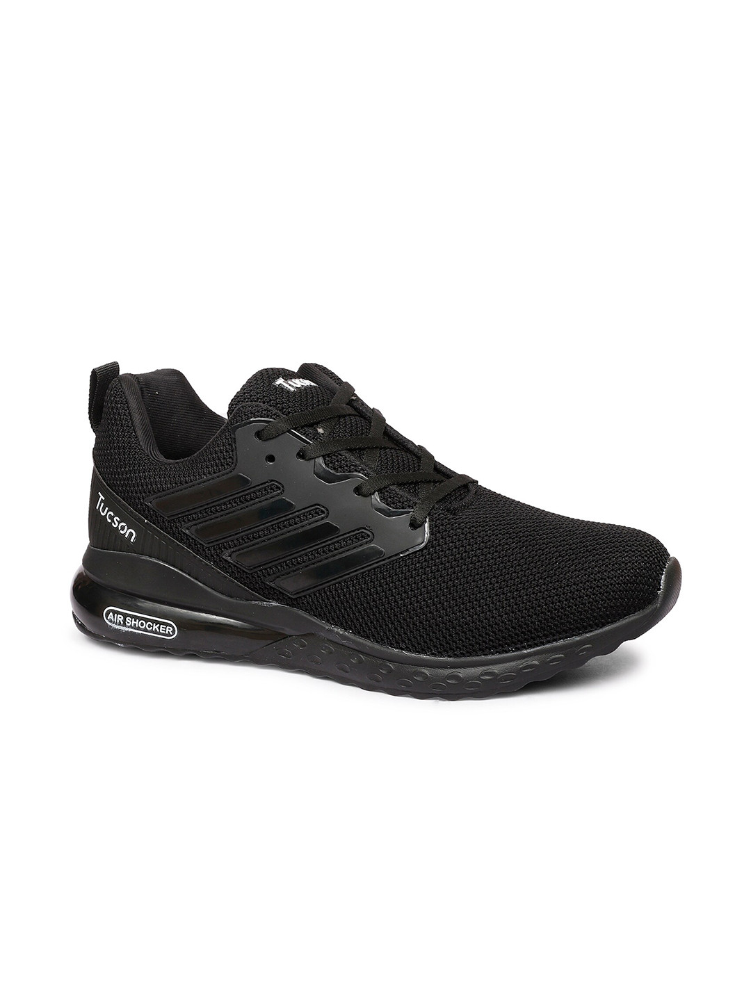 Buy Tucson Men Black Textile Running Sports Shoes Sports Shoes for