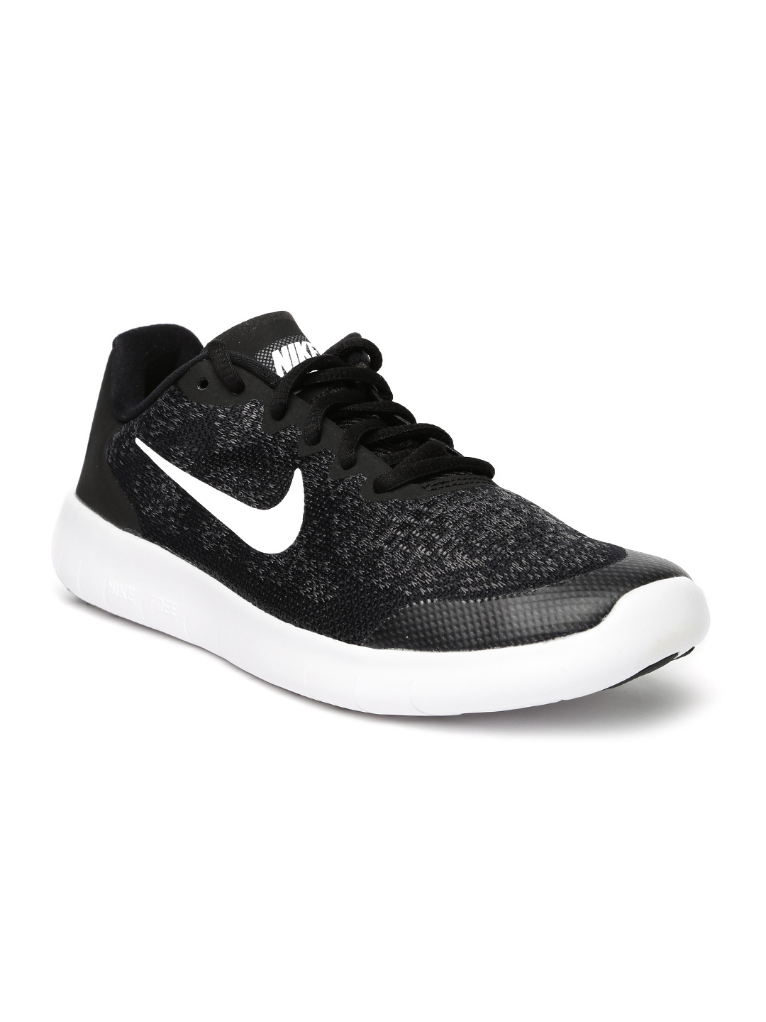 Buy Nike Boys Black FREE RN 2017 (GS) Running Shoes Sports Shoes for