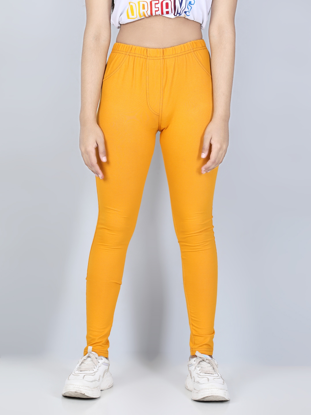 mustard yellow jeggings