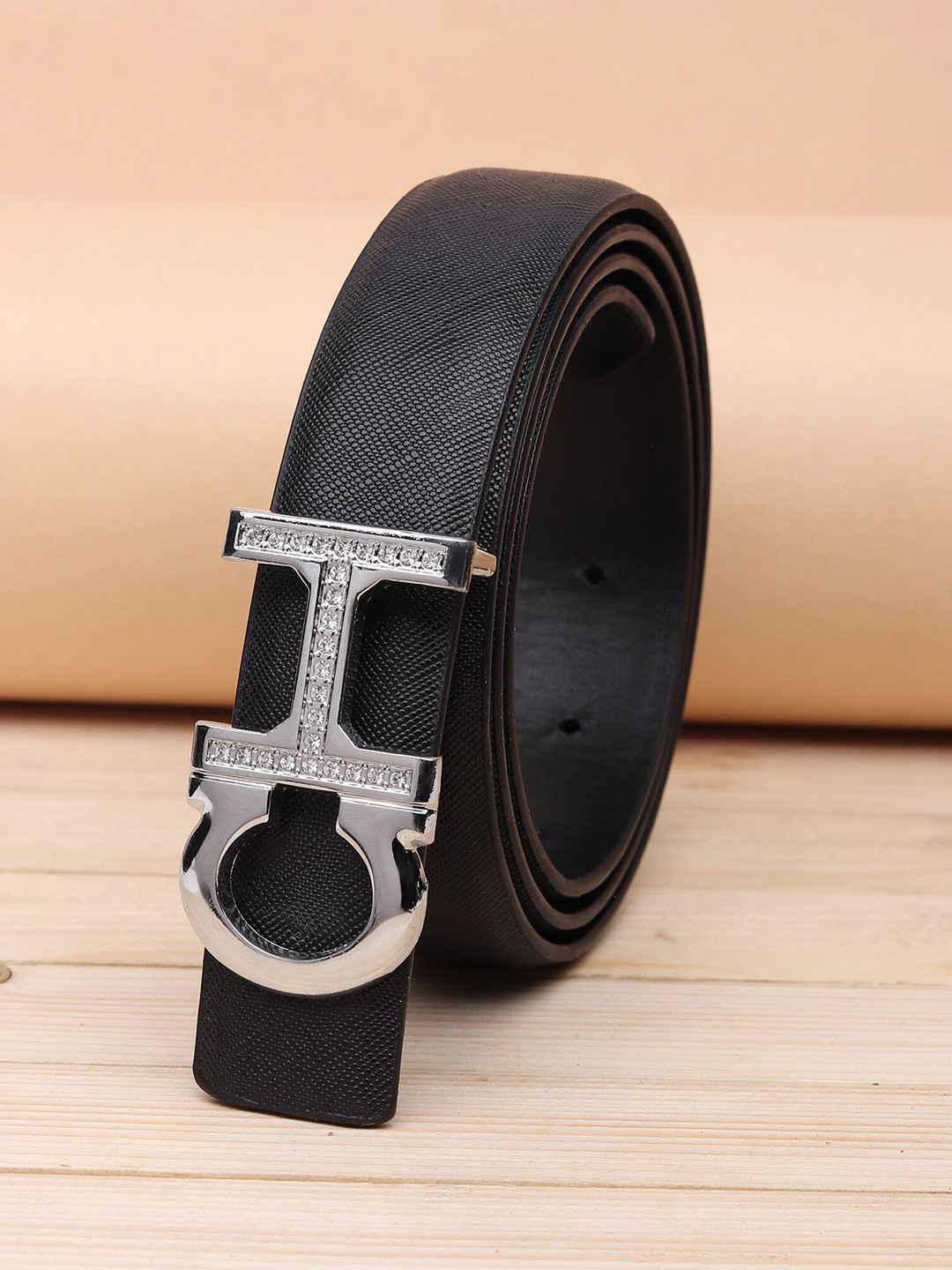 Buy URBAN ALFAMI Women Black PU Belt Belts for Women 18013708 Myntra