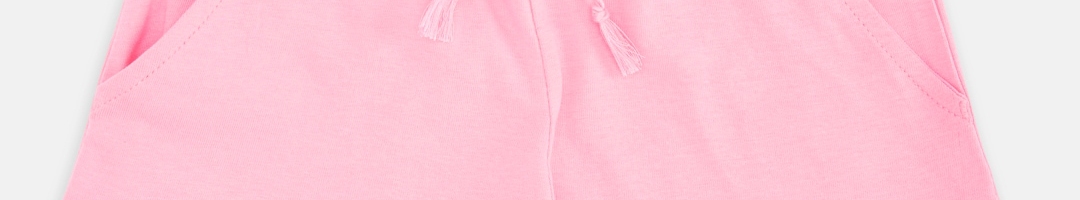 Buy Pantaloons Junior Girls Pink Shorts - Shorts for Girls 18024478 ...