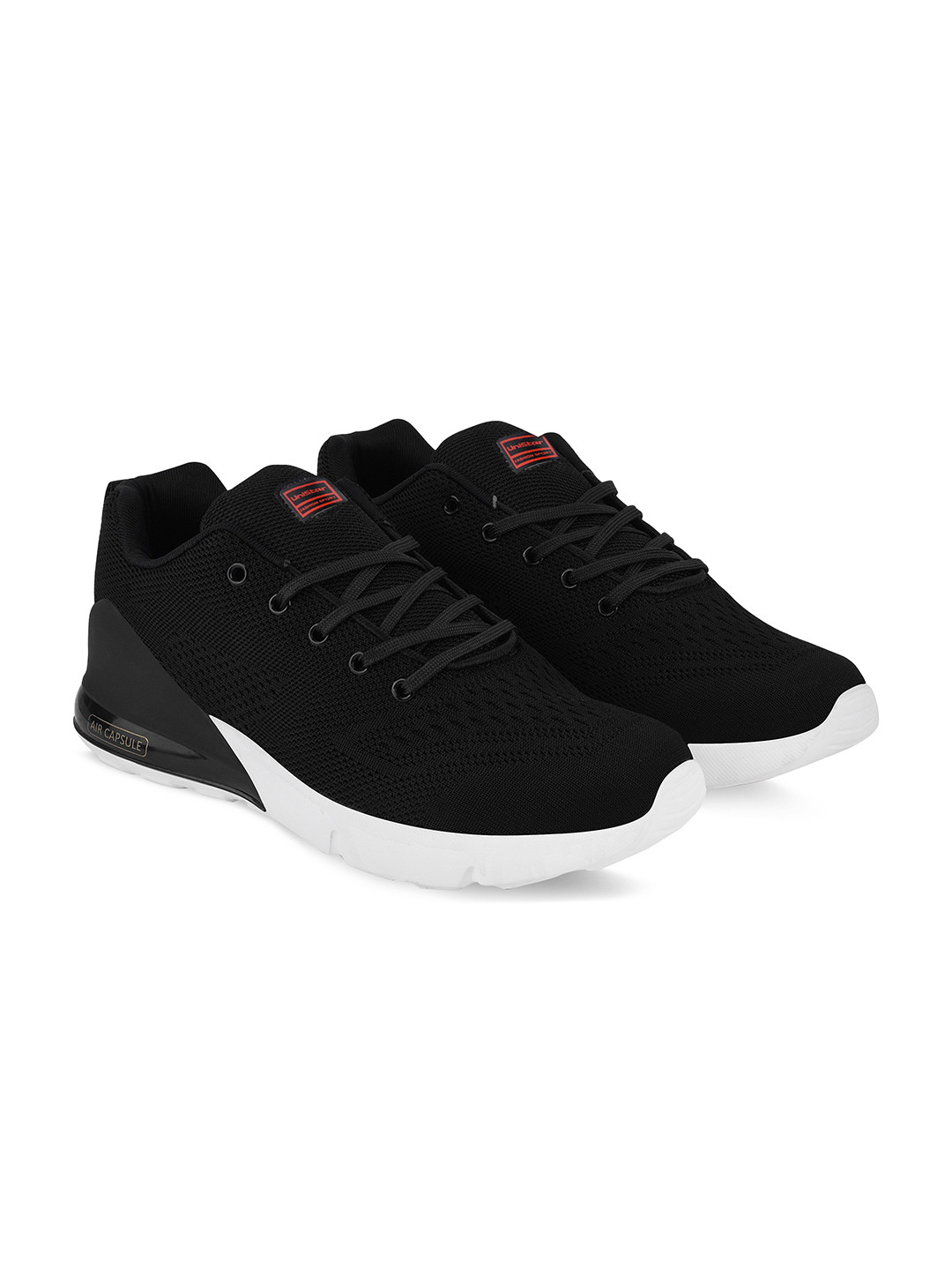 Buy UNISTAR Men Black Mesh Walking Shoes Sports Shoes for Men