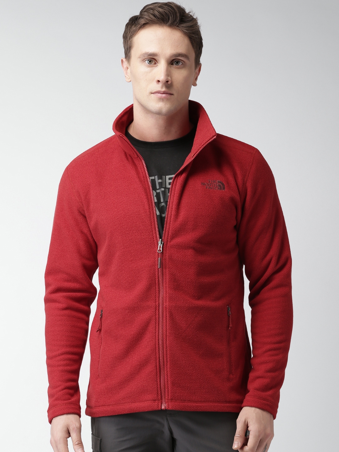North face jacket maroon