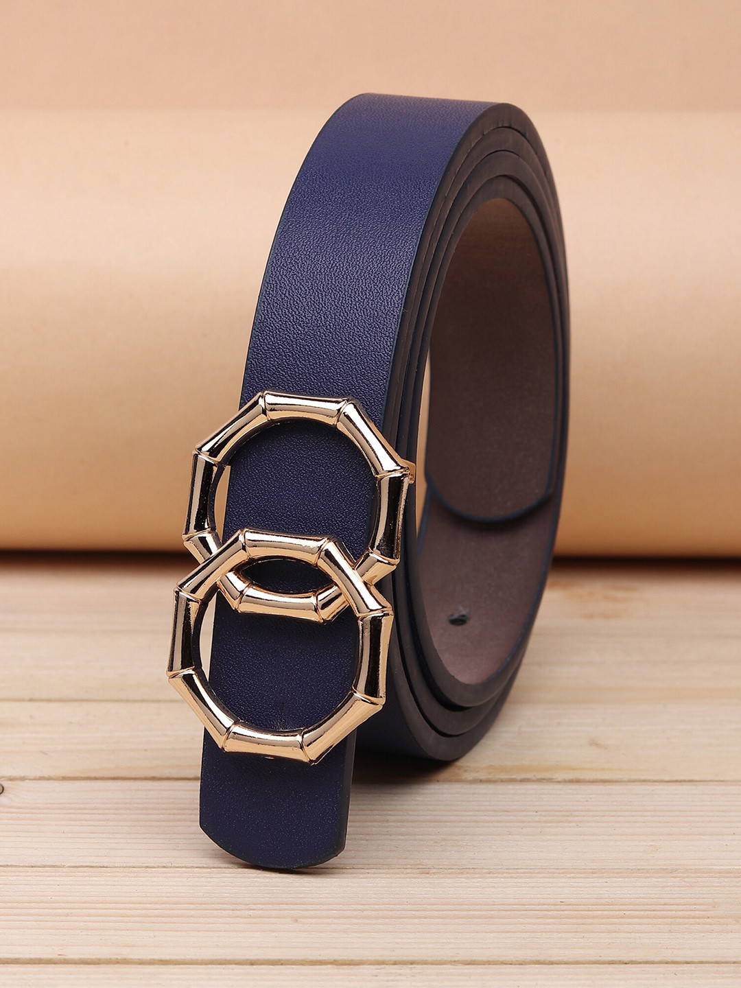 Buy URBAN ALFAMI Women Navy Blue Solid Belt Belts for Women 18027786
