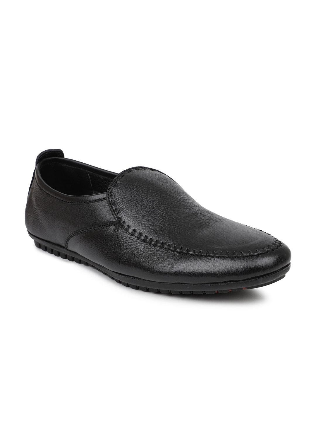 Buy Privo By Inc5 Men Black Solid Leather Formal Slip On Shoes Formal Shoes For Men 18029246 7636