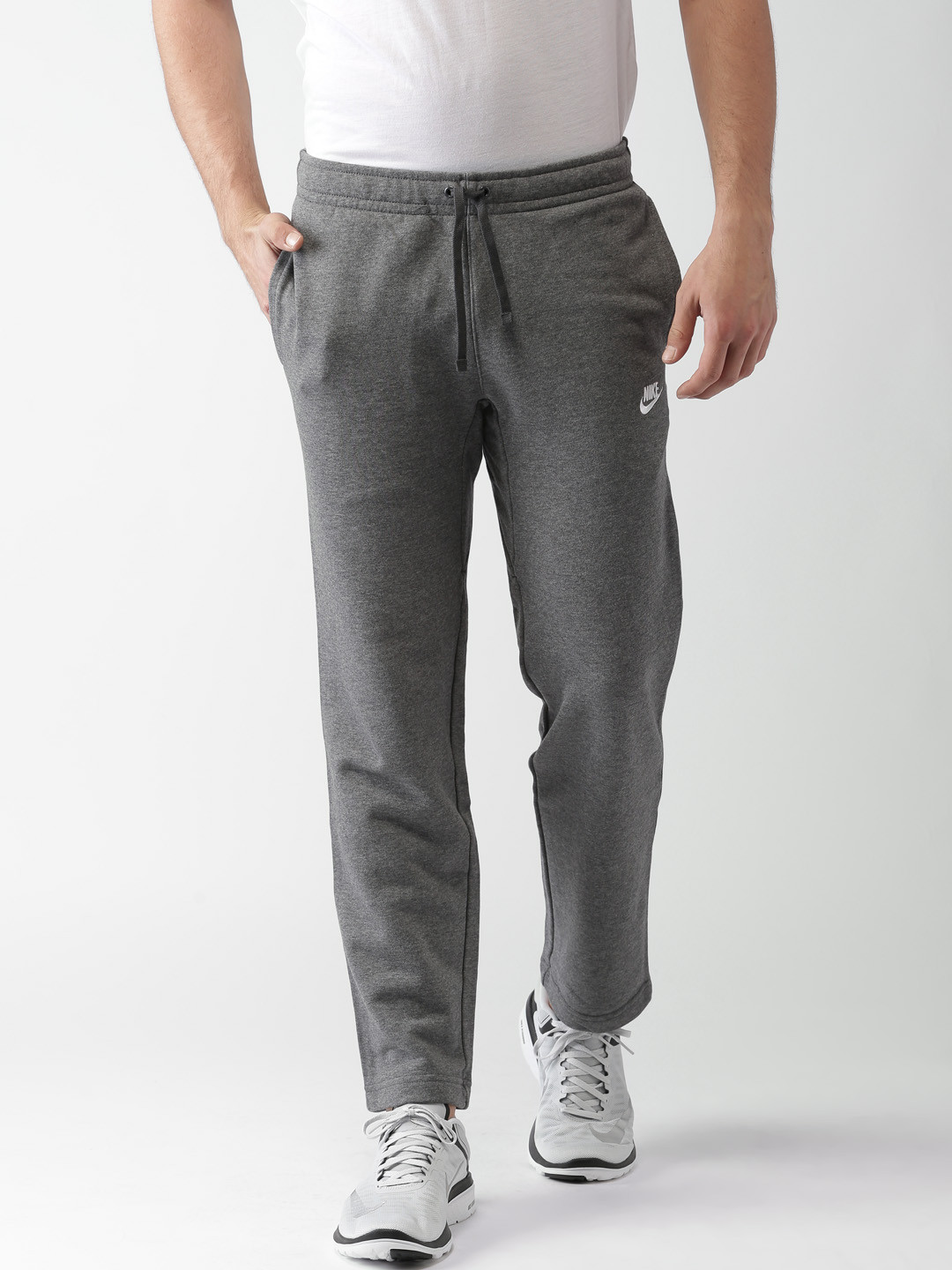 Buy Nike Men Charcoal Grey AS M NSW OH FT Club Track Pants Track