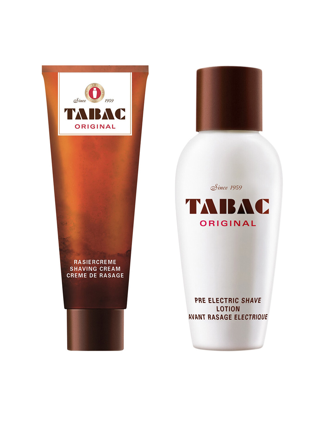 Buy Tabac Men Set Of Shaving Cream 100 Ml & Pre Electric Shave Lotion