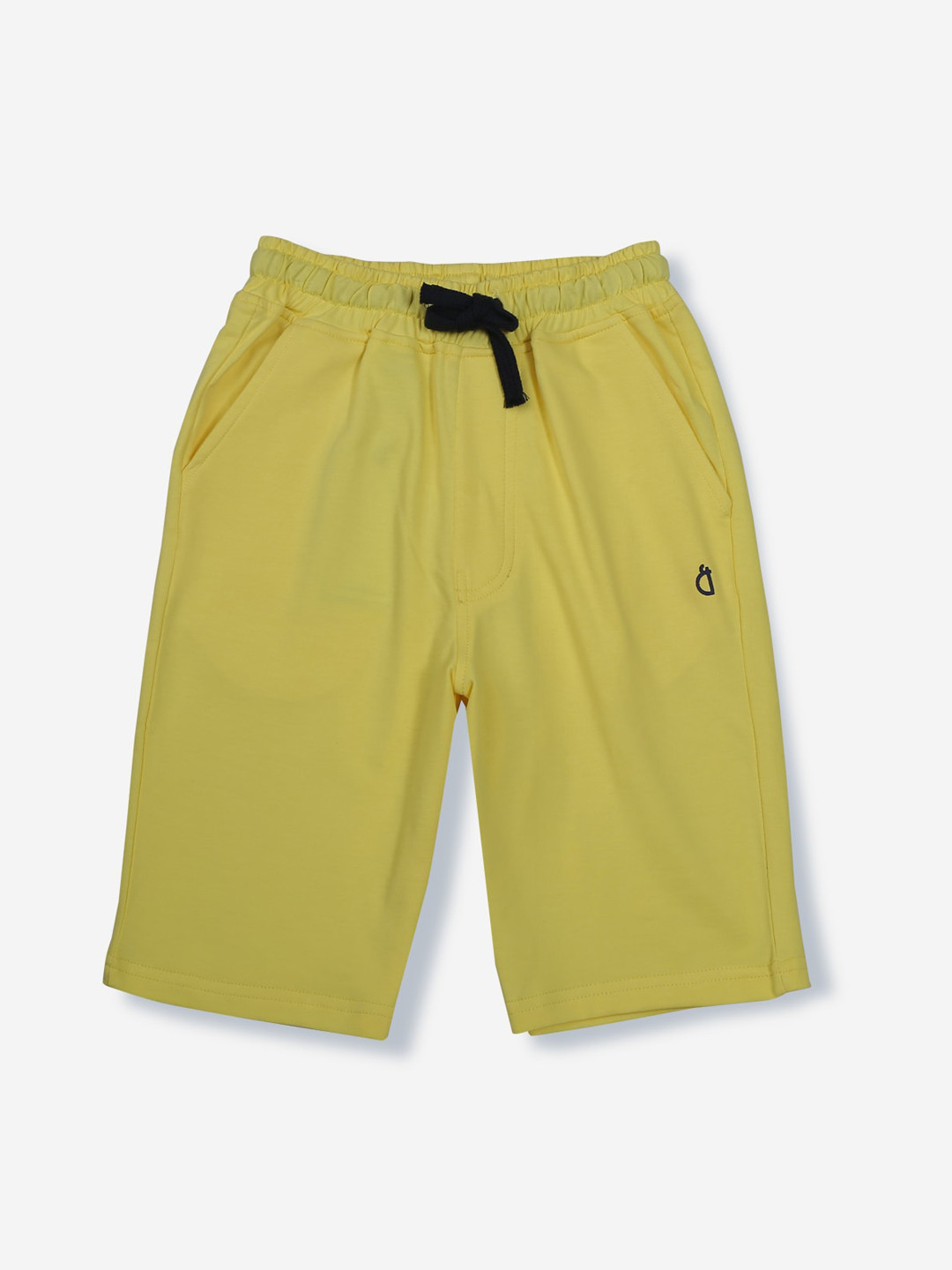 Buy Gini And Jony Boys Yellow Solid Regular Shorts Shorts for Boys