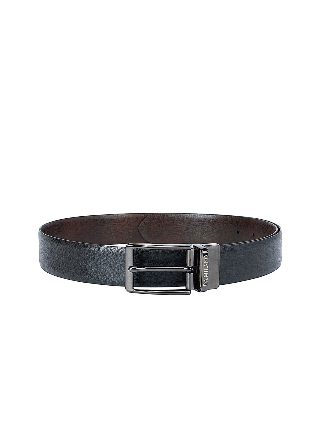 Buy Da Milano Men Black Leather Belt Belts for Men 18051020 Myntra