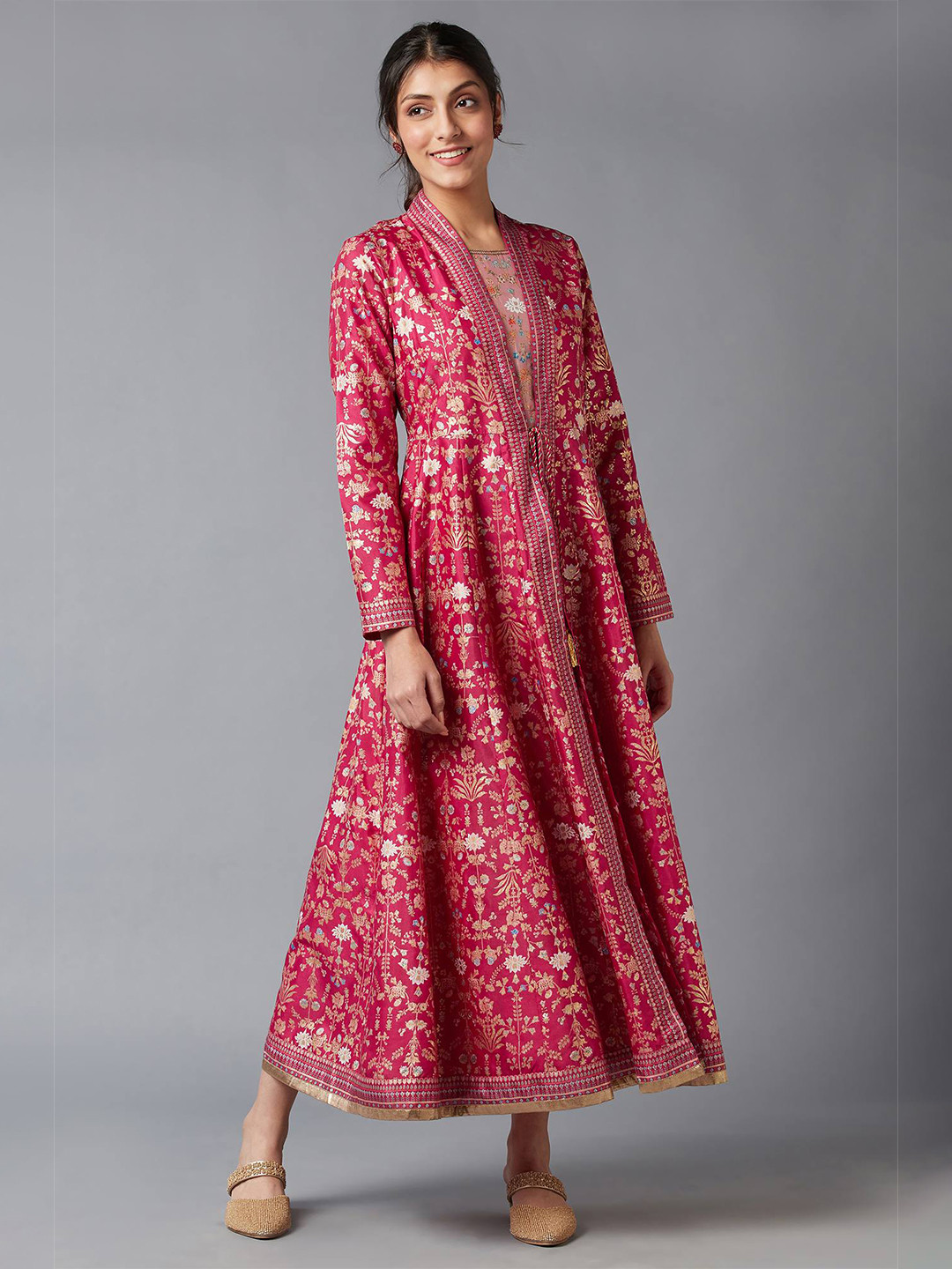 Buy W Women Red Floral Ethnic Maxi Dress Ethnic Dresses for Women