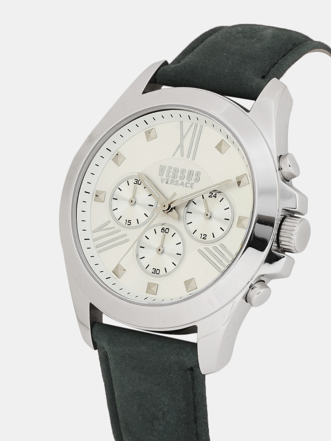 Buy Versus By Versace Men Silver Toned Chronograph Analogue Watch SBH02