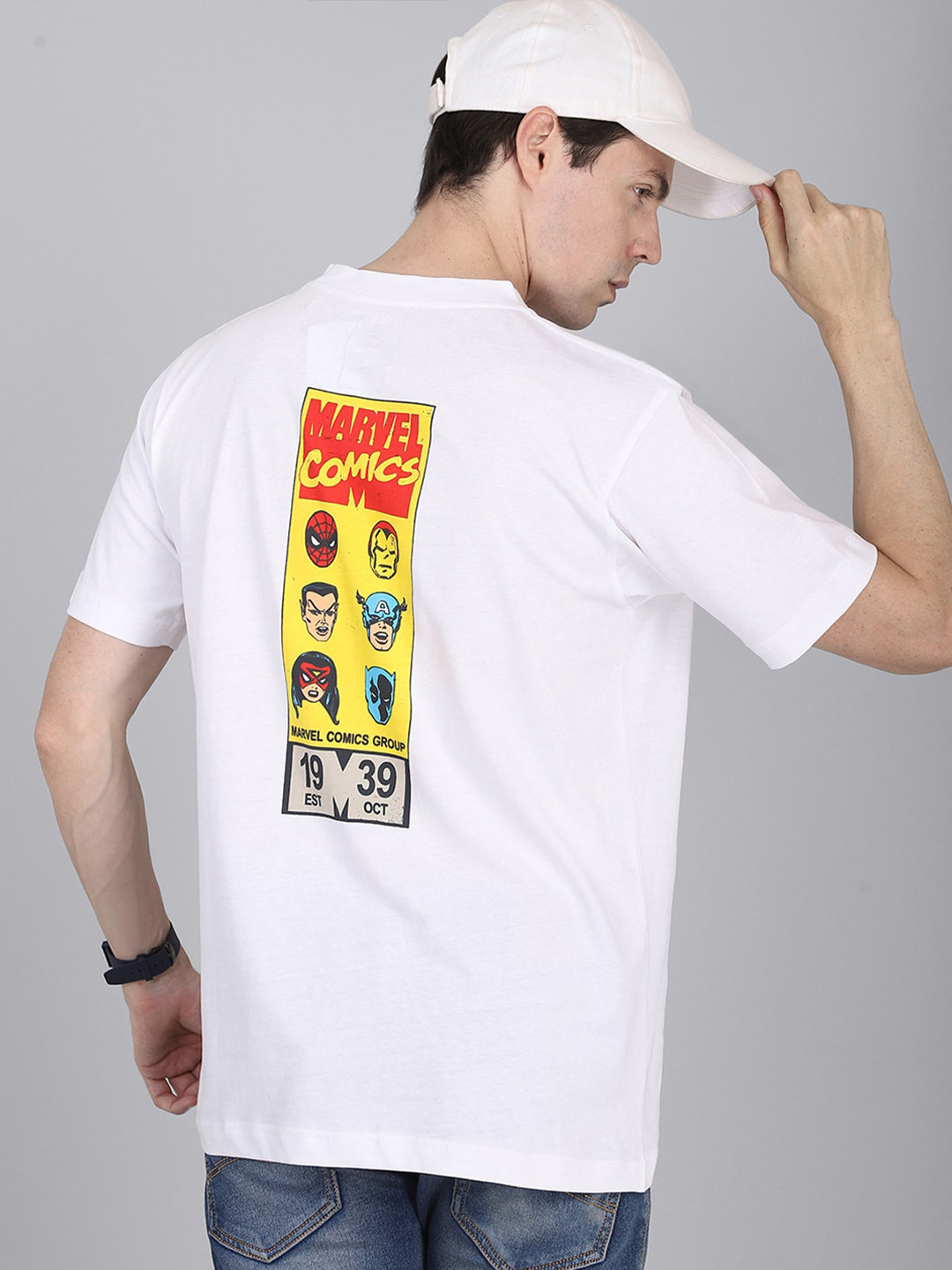 Buy Free Authority Men White Avengers Printed 100% Cotton T Shirt Buy Free Authority Men White Avengers Printed 100% Cotton T Shirt