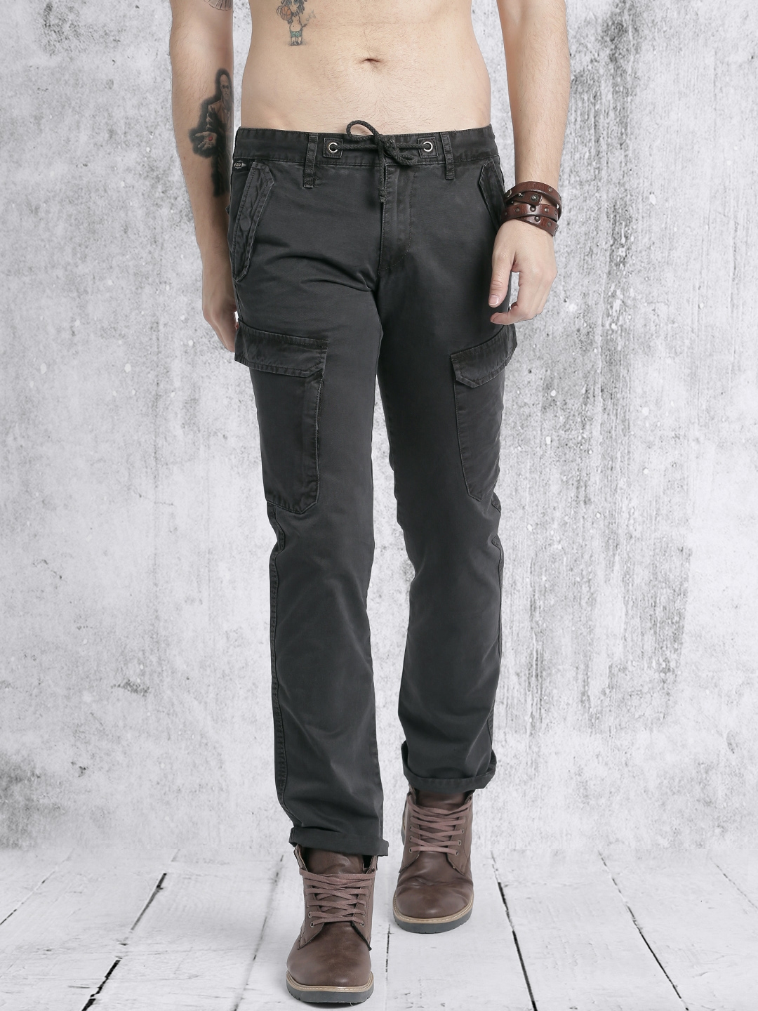 charcoal cargos